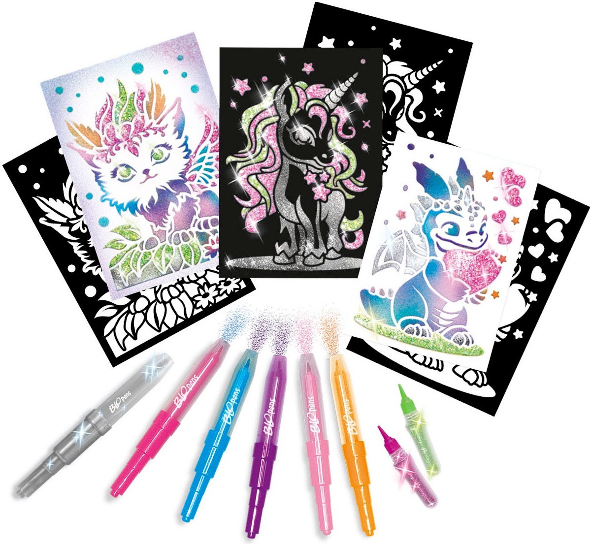 Blopens Kreativset »Sprühstifteset X-TRA Glitzertiere«