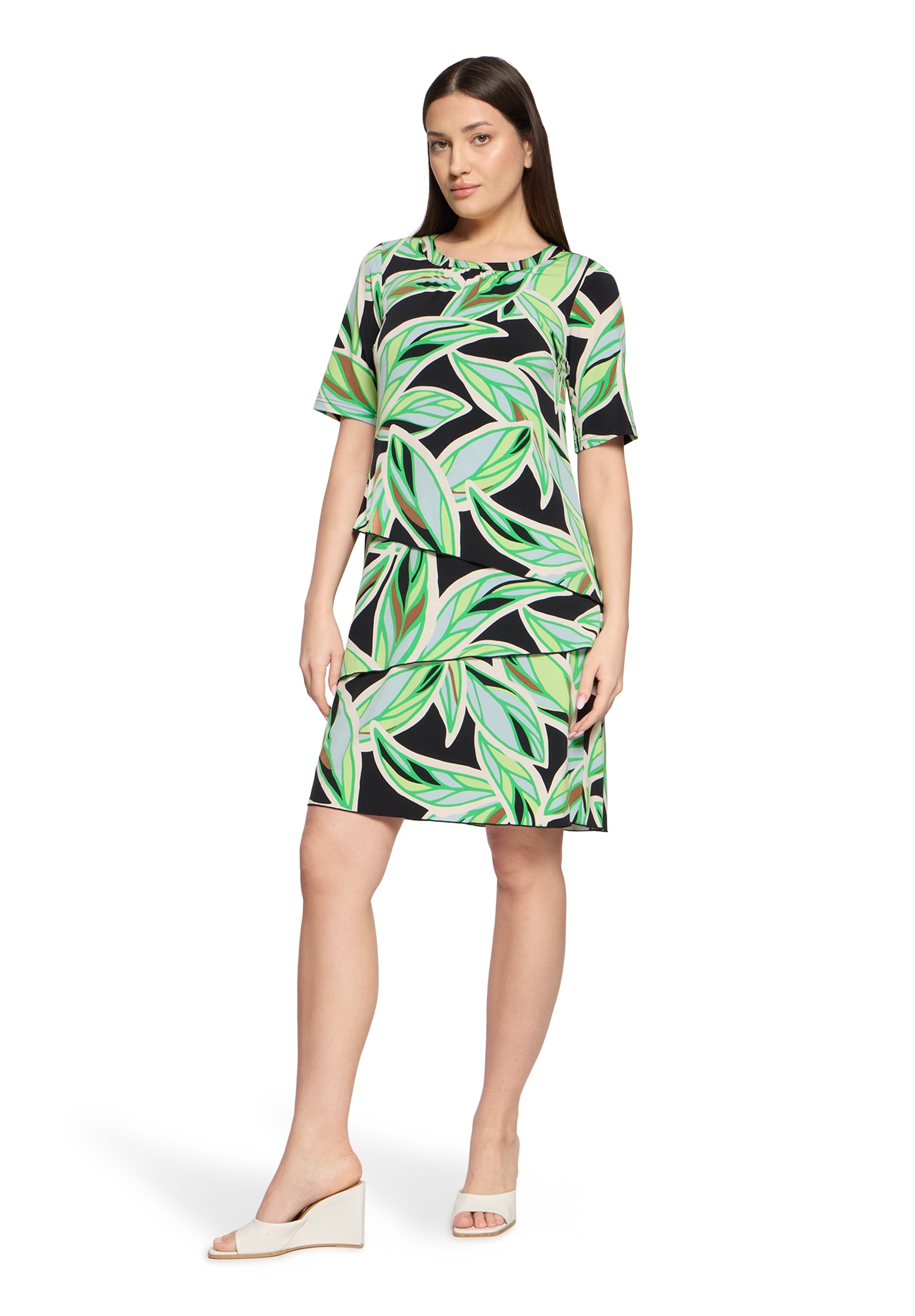 Betty Barclay Midikleid »Stufenkleid kurzarm«