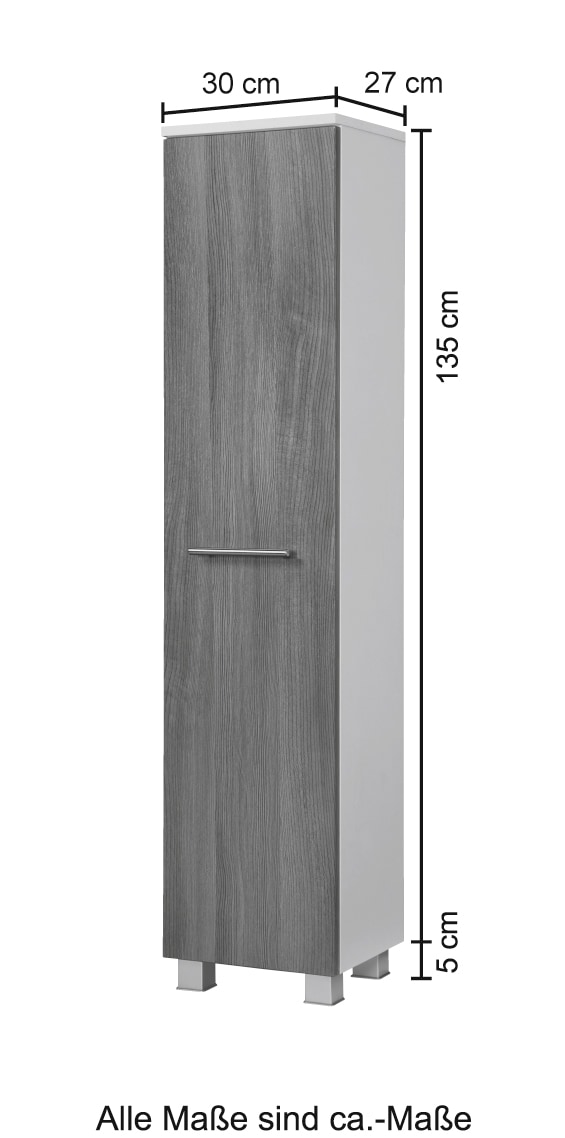 HELD MÖBEL Midischrank Tür, 1 Breite Ausführungen OTTO »Trento, bei Made Badmöbel, in kaufen cm, und Farben«, Germany verschiedene 30