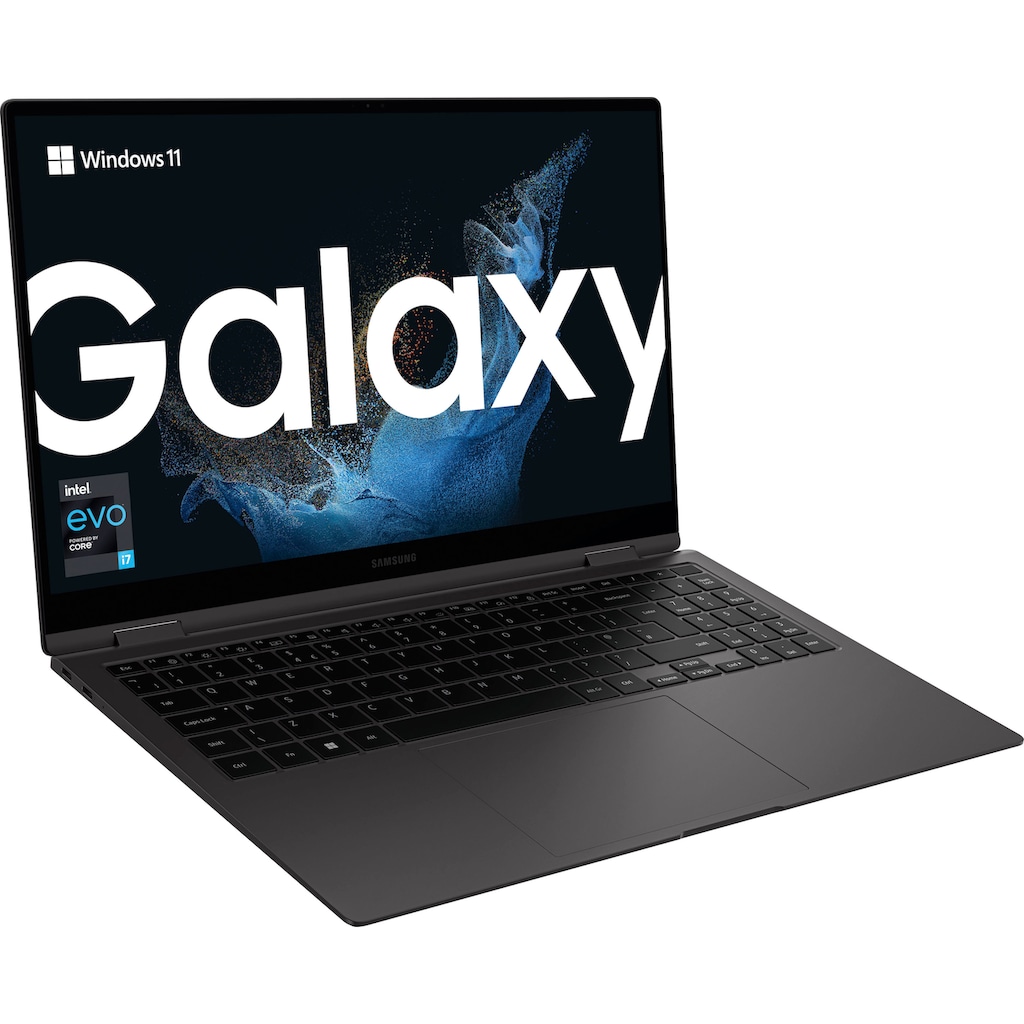 Samsung Convertible Notebook »Galaxy Book2 Pro 360«, 39,62 cm, / 15,6 Zoll, Intel, Core i7, Iris© Xe Graphics, 512 GB SSD