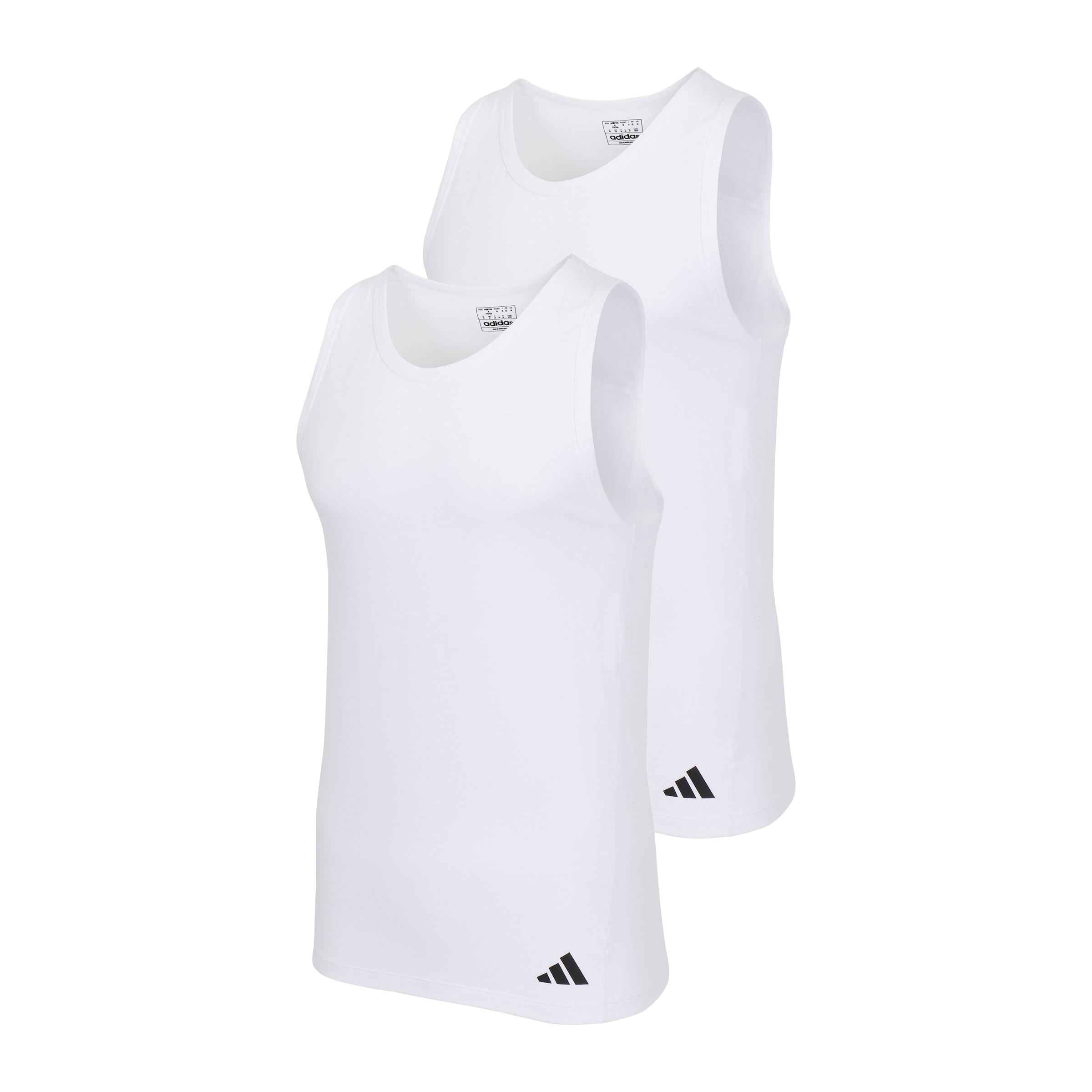 adidas Sportswear Tanktop »Active Flex Cotton Ergonomic« 2er Pack,  mit belüfteter Netzpasse am Rücken, elastisch, Rundhalsausschnitt