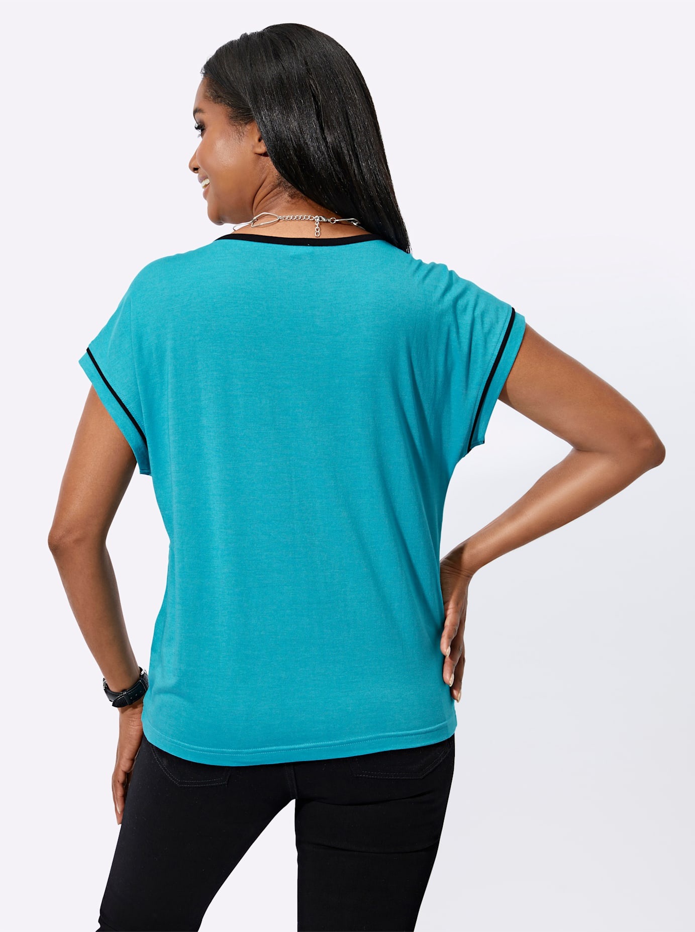 Inspirationen Kurzarmshirt »Rundhals-Shirt«, (1 tlg.)