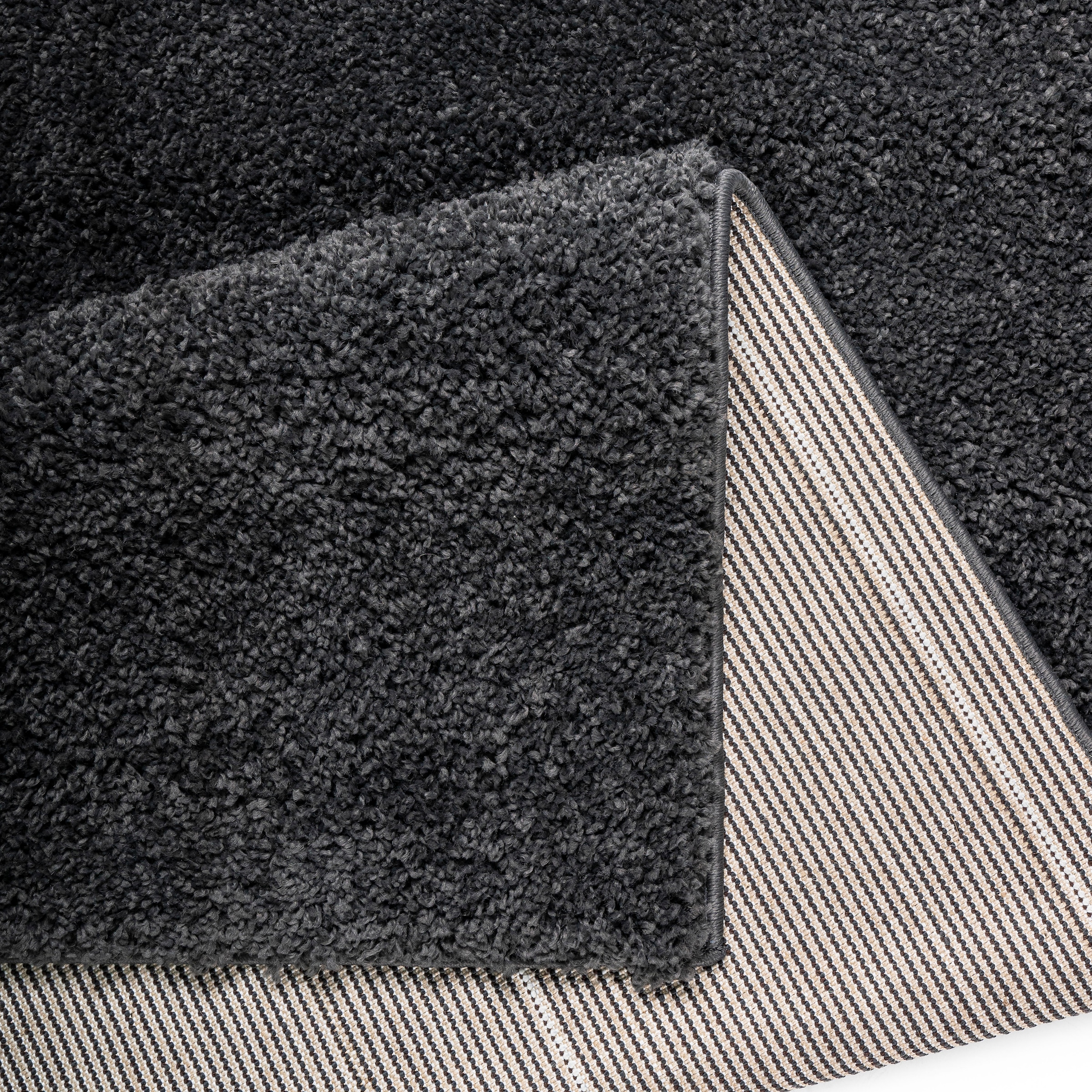 Home affaire Hochflor-Teppich »Viva«, rechteckig, 45 mm Höhe, Uni Farben, einfarbig, besonders weich und kuschelig