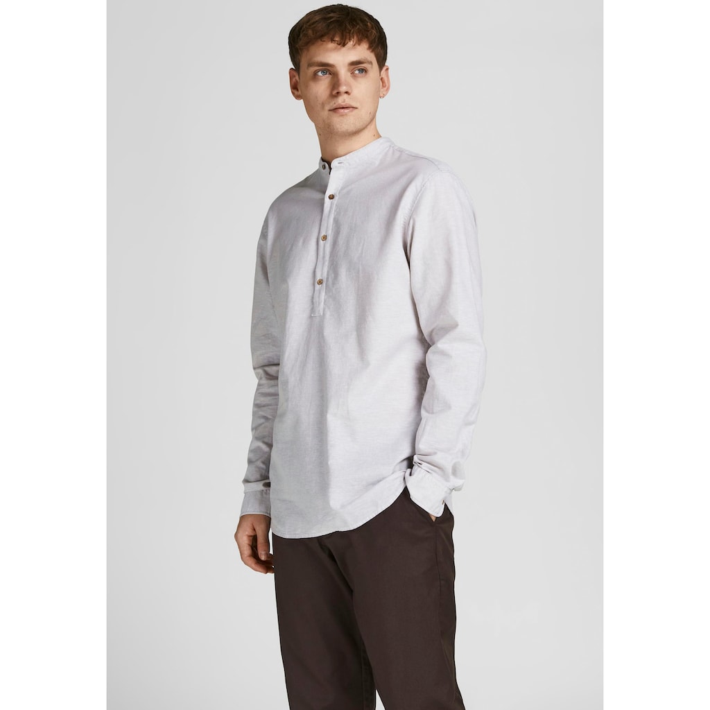 Jack & Jones Langarmhemd »SUMMER HALF PLACKET SHIRT«