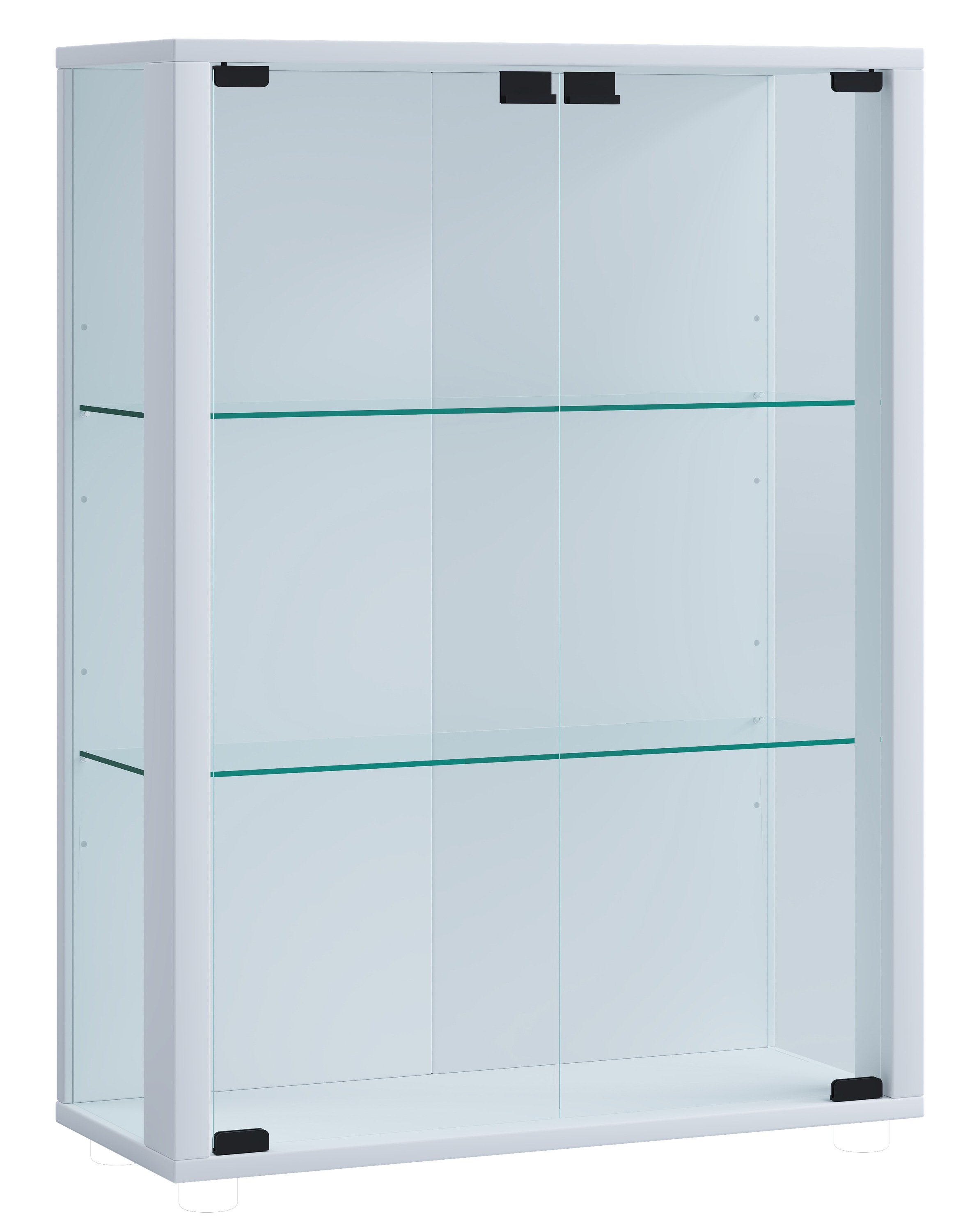VCM Wandregal »Wandvitrine Hängevitrine Glasvitrine Glas Udina«
