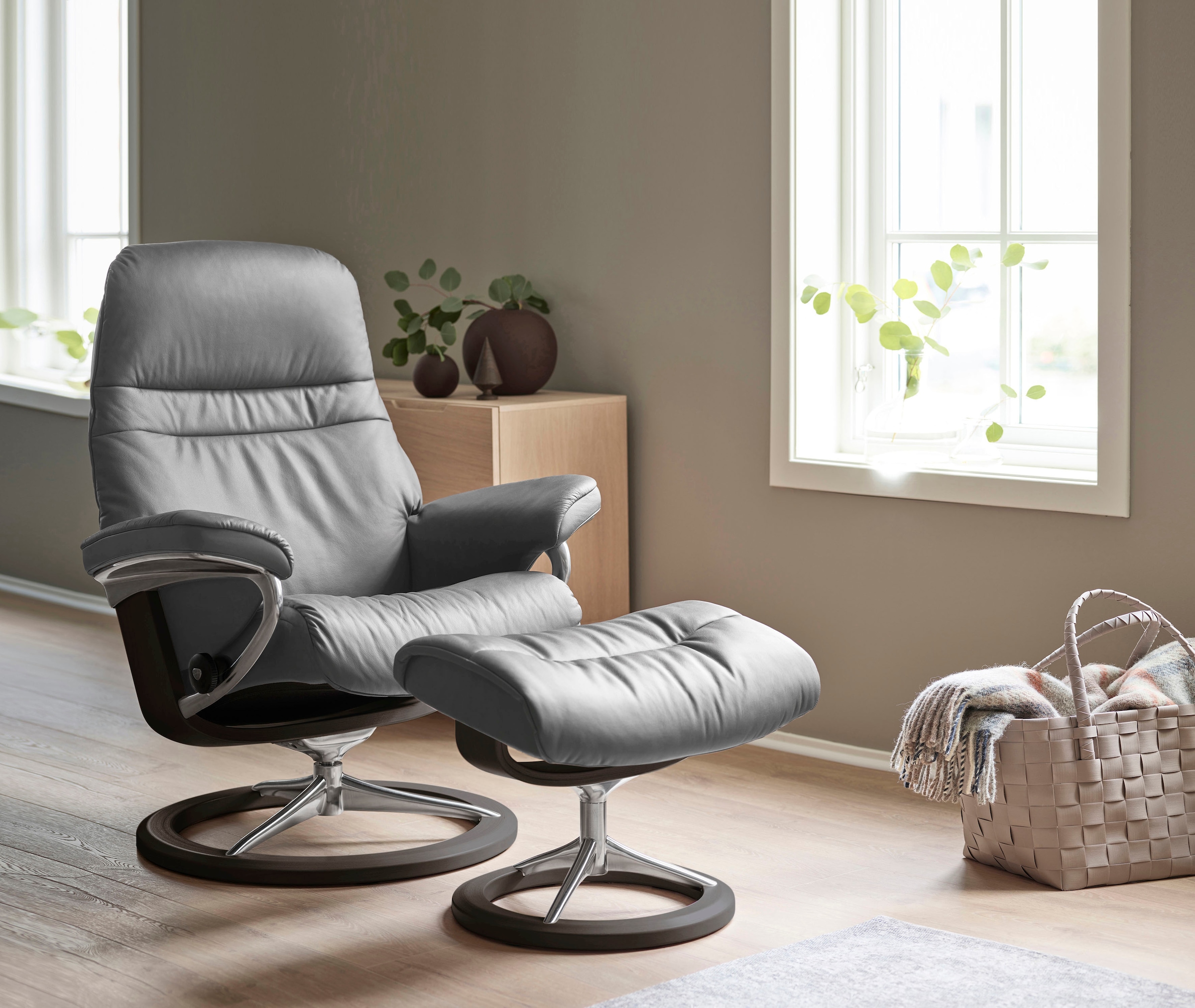 Stressless® »Sunrise« mit Signature Base, Größe L, Gestell Wenge