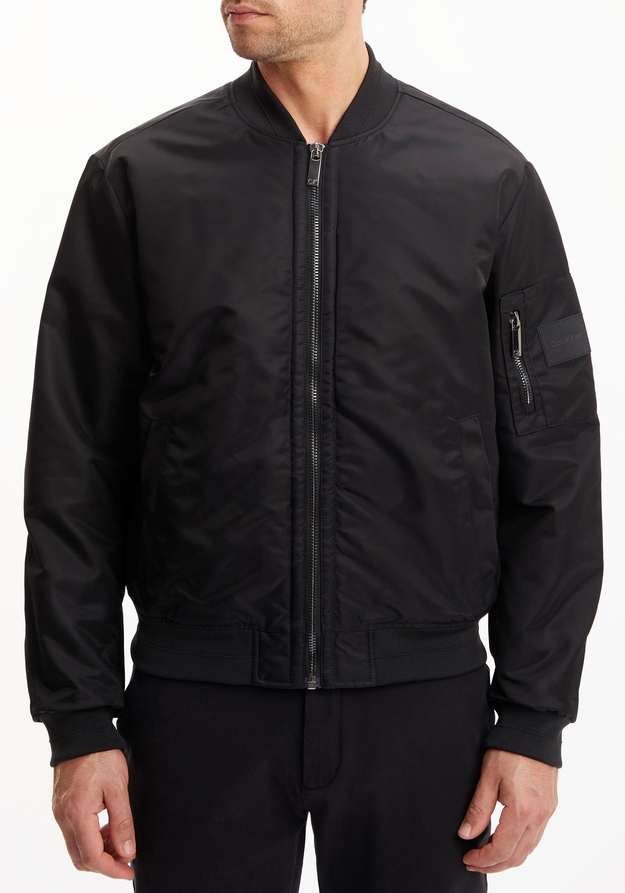 Calvin Klein Big&Tall Bomberjacke »BT_SATEEN HERO BOMBER«, mit Reißverschlusstasche... kaufen