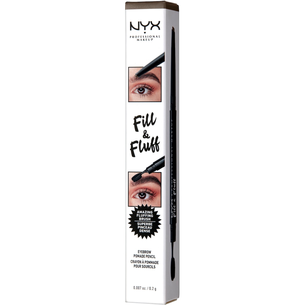 NYX Augenbrauen-Stift »Professional Makeup Fill & Fluff Eyebrow Pomade Pencil«
