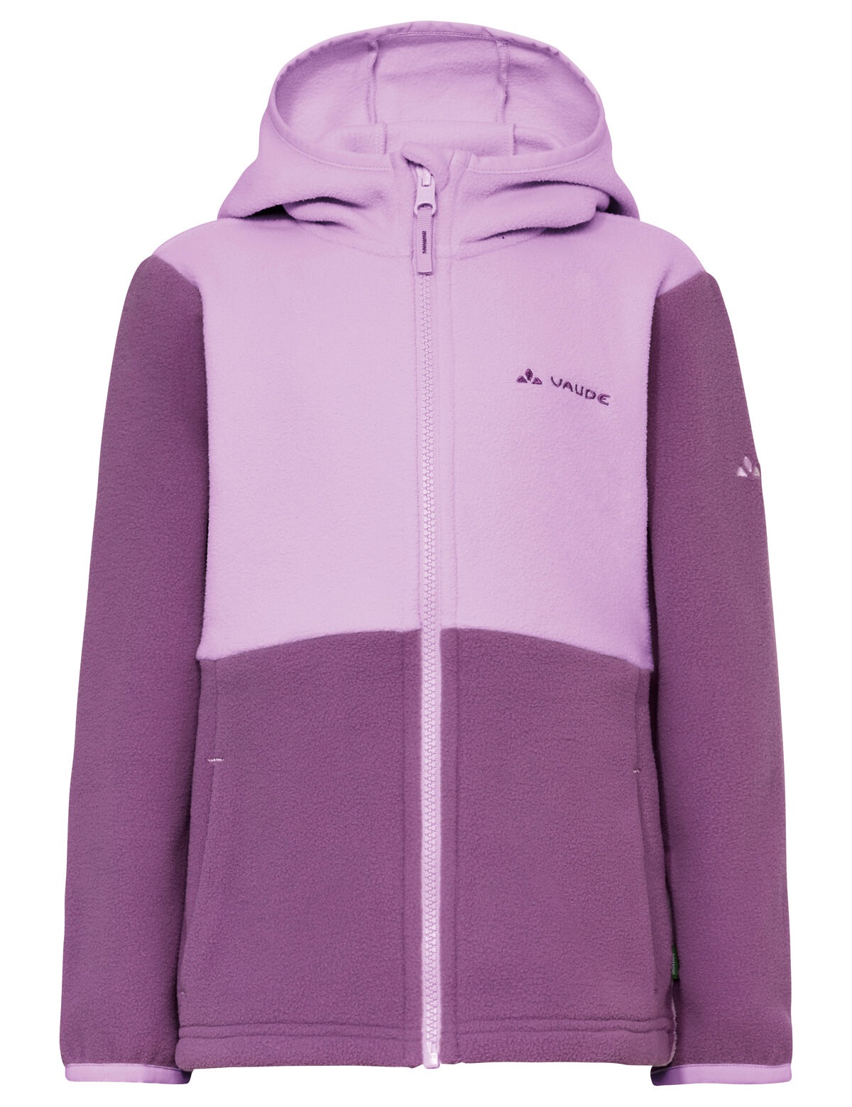 VAUDE Kapuzenfleecejacke »Kids Pulex Hooded Jacket II« mit Kapuze mit Kapuze, atmungsaktives Material, mit Eingrifftaschen