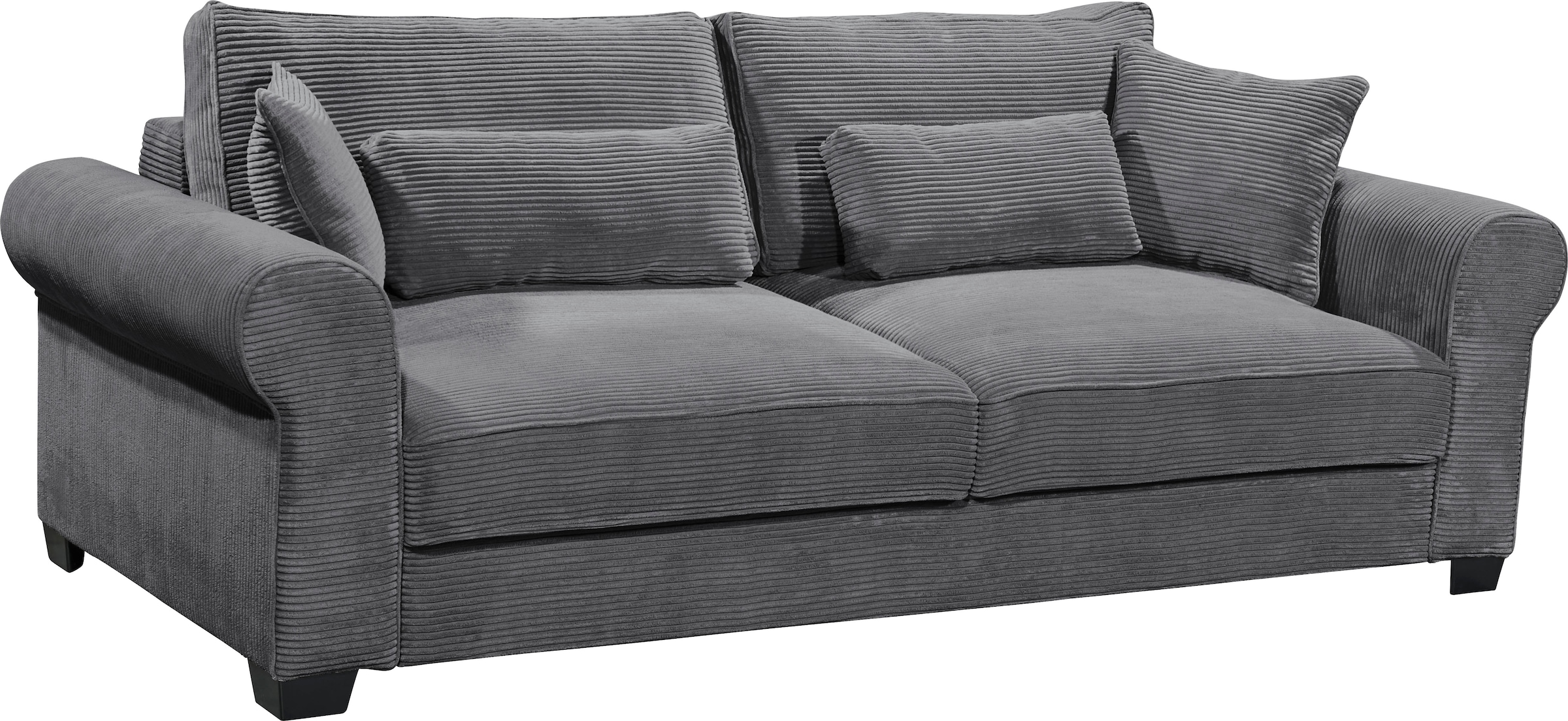 ED EXCITING DESIGN Schlafsofa »Angelina« mit Bettkasten & 4 Zierkissen