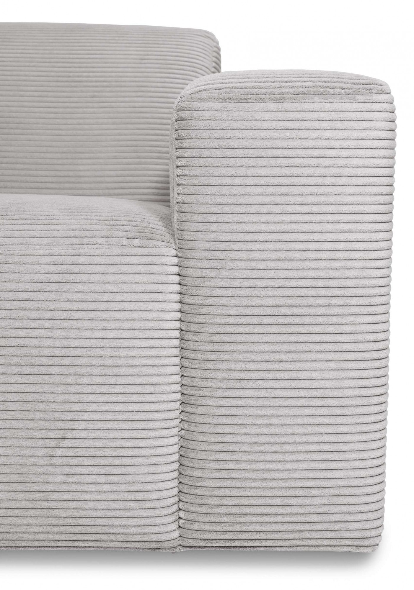INOSIGN 3-Sitzer »Koa, 228 cm, Modulsofa in Webstoff, Cord, Struktur«, Designsofa, weicher Lounge-Sitzkomfort, Welleunterfederung, bodentief