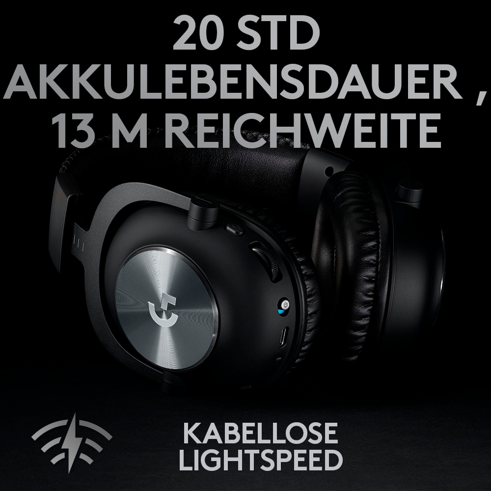 Logitech G Over-Ear-Kopfhörer »PRO X Wireless LIGHTSPEED«, Rauschunterdrückung