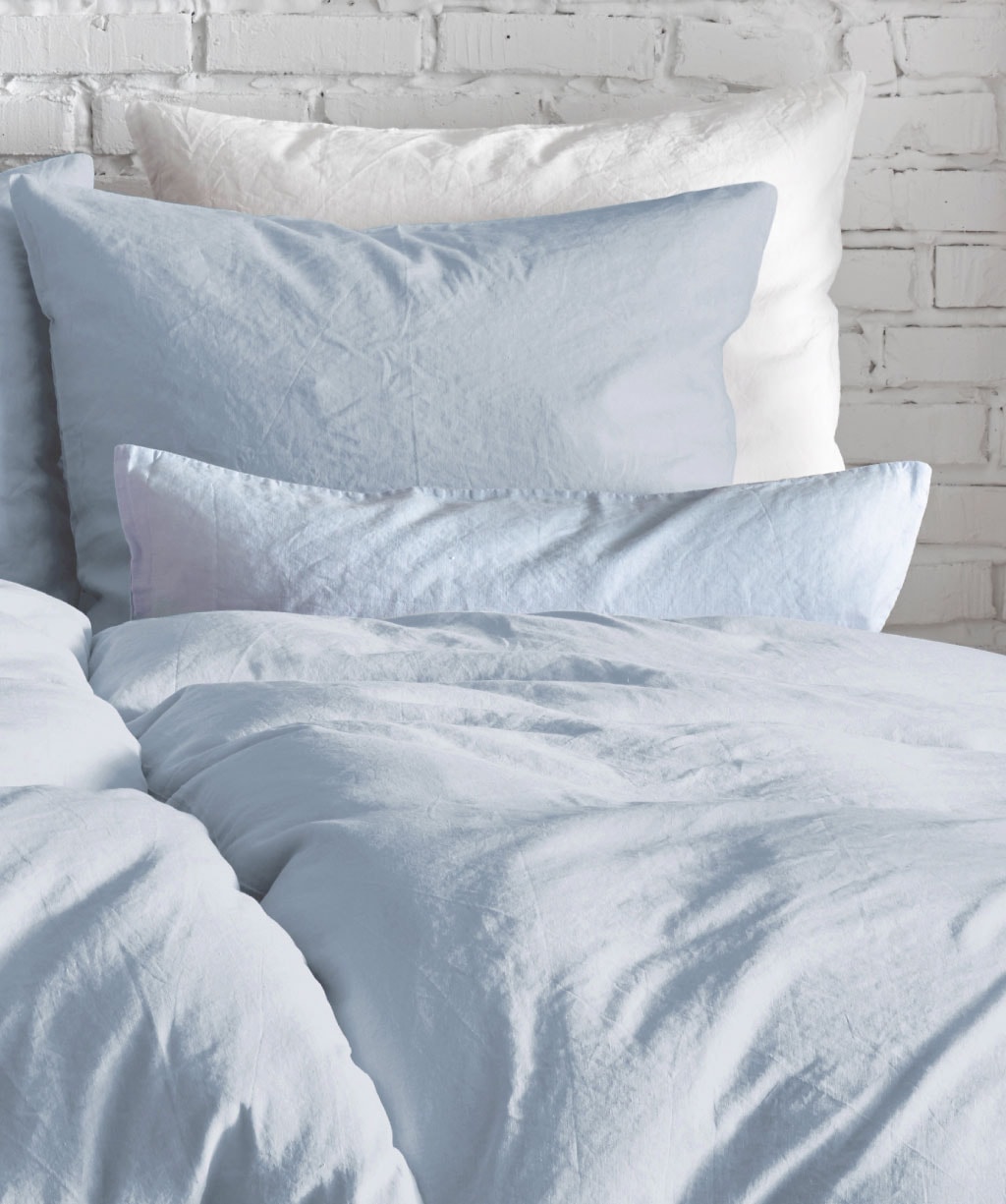 fleuresse Bettwäsche »Provence in Gr. 135x200, 155x220 oder 200x200 cm« 2 Stk. Halbleinen, 50% Baumwolle, 50% Leinen, Gr. 135x200, 155x220, 200x200cm