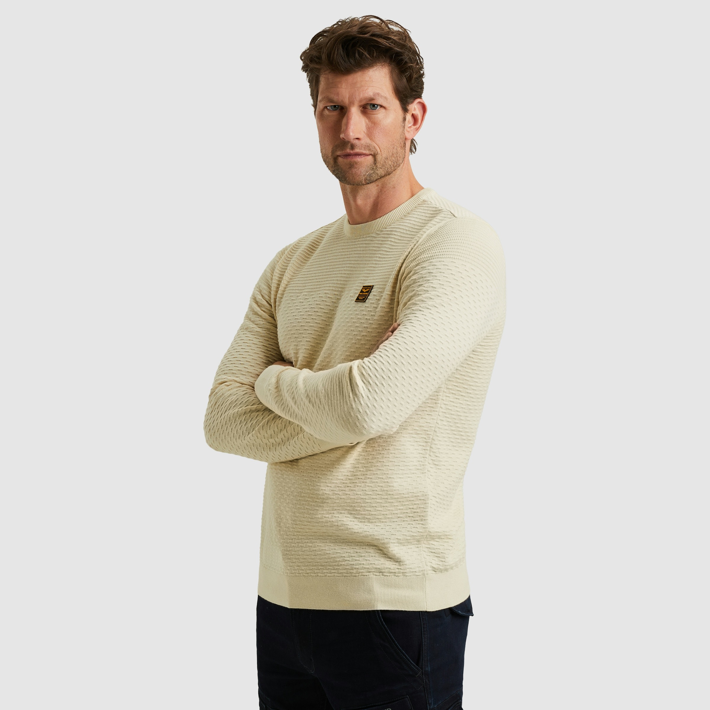PME LEGEND Strickpullover mit Strick-Muster