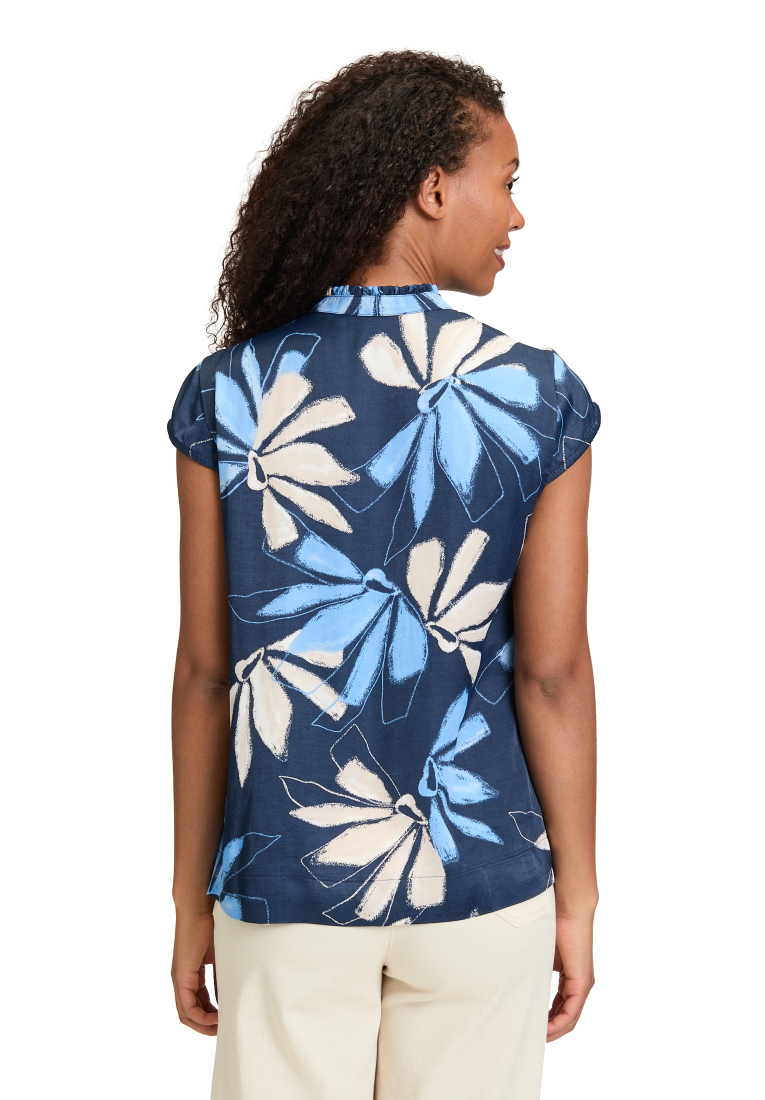 Betty&Co Schlupfbluse »Schlupfbluse kurzarm«