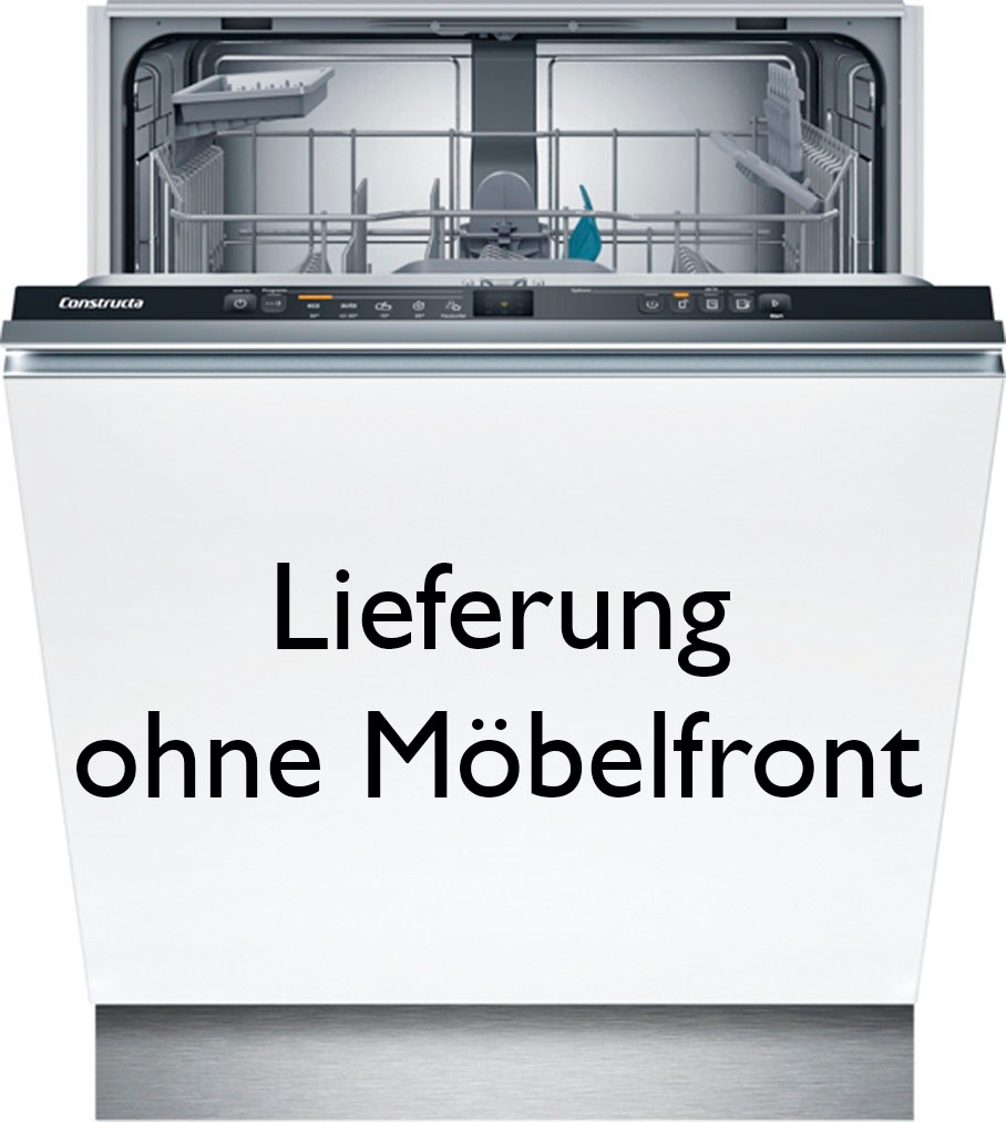 Constructa vollintegrierbarer Geschirrspüler »CG5VX03ITE« 13 Maßgedecke in silberfarben