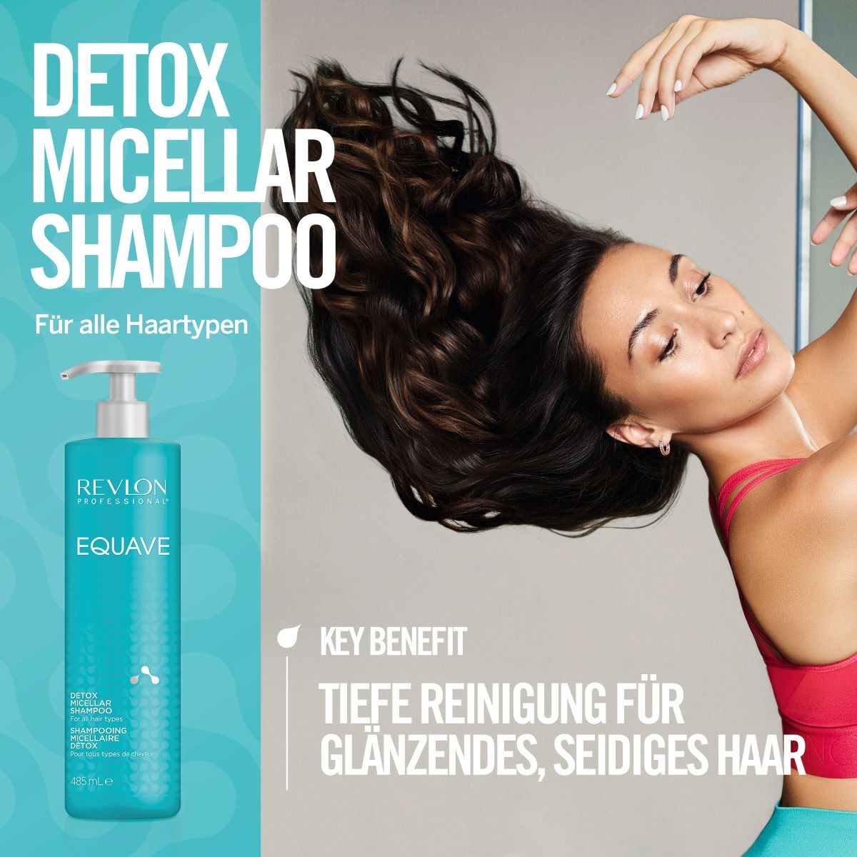 REVLON PROFESSIONAL Haarshampoo »Haarshampoo Equave Detox Micellar Shampoo, Alle Haartypen«