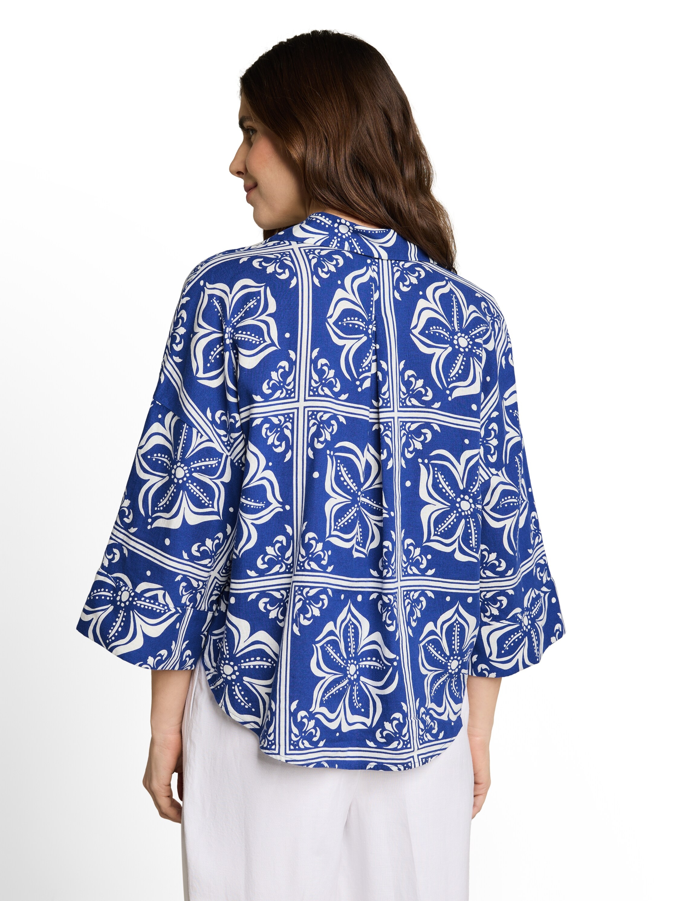 TOM TAILOR Hemdbluse mit All-Over Print