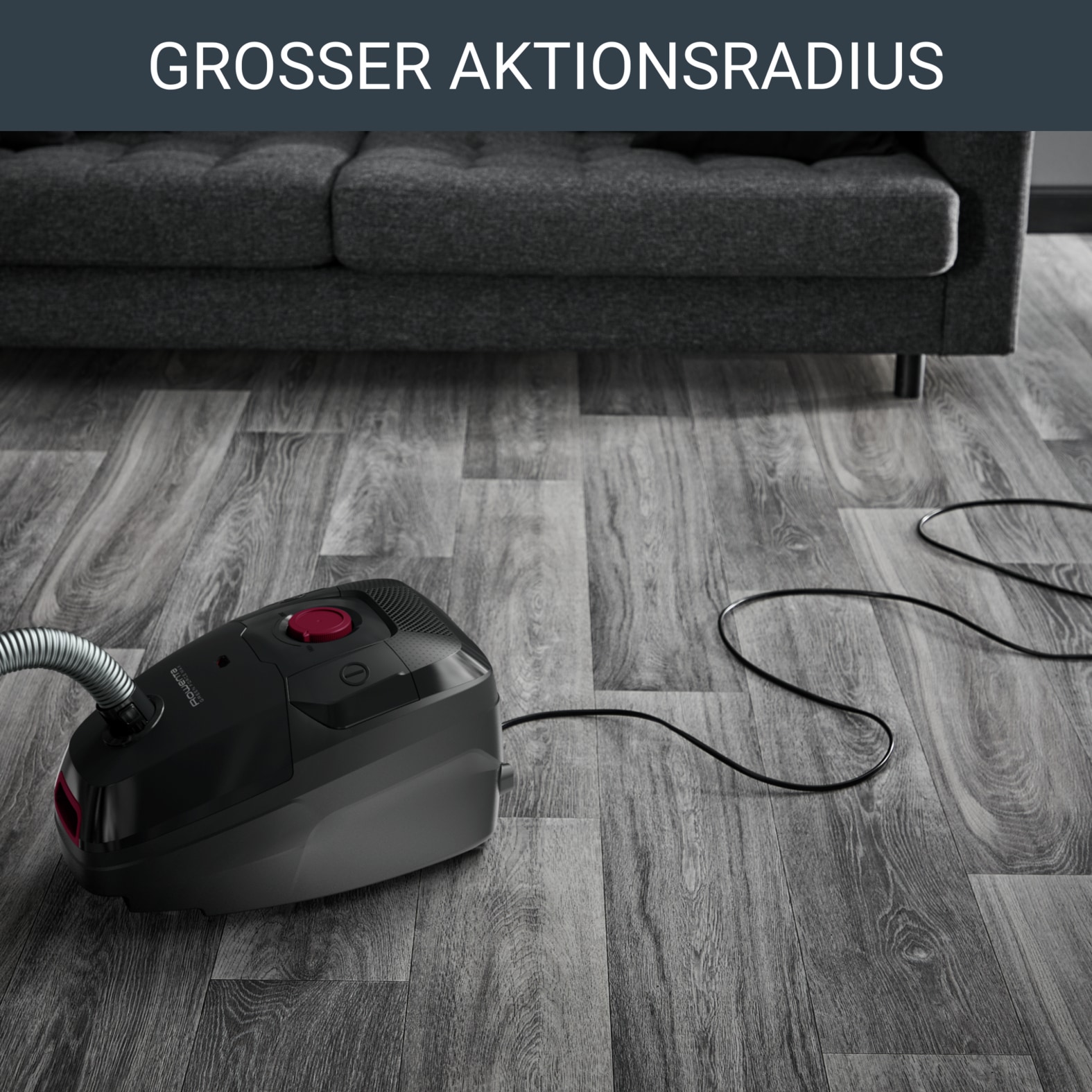 Rowenta Bodenstaubsauger »Green Force Max, extreme Reinigungskraft, hygienischer Beutelwechsel«, 900 W, mit Beutel, 99,98% Filtration, umweltschonend, aus recyceltem Kunststoff, RO4933