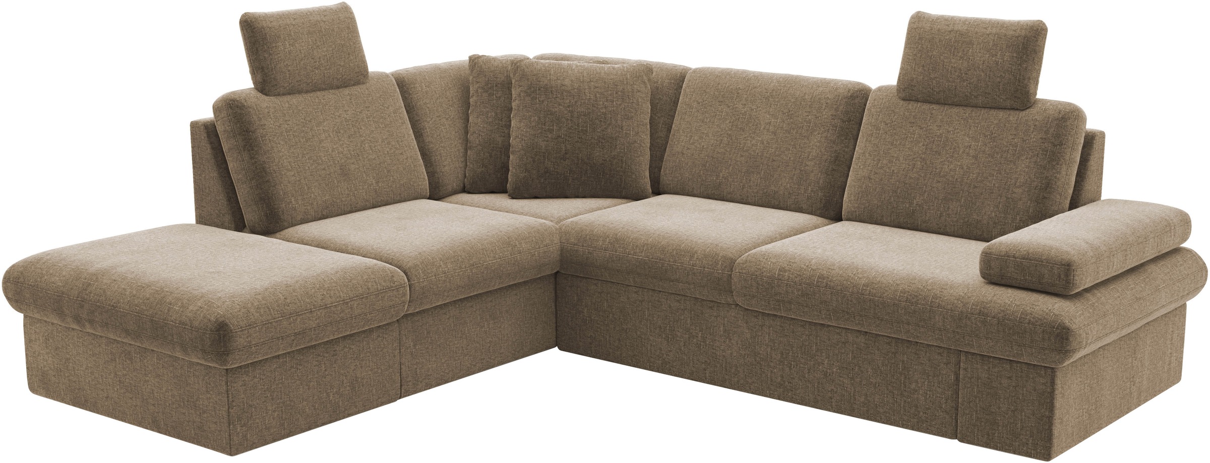 sit&more Ecksofa »Moreno«, mit Armteilverstellung,wahlweise mit Bettfunktion