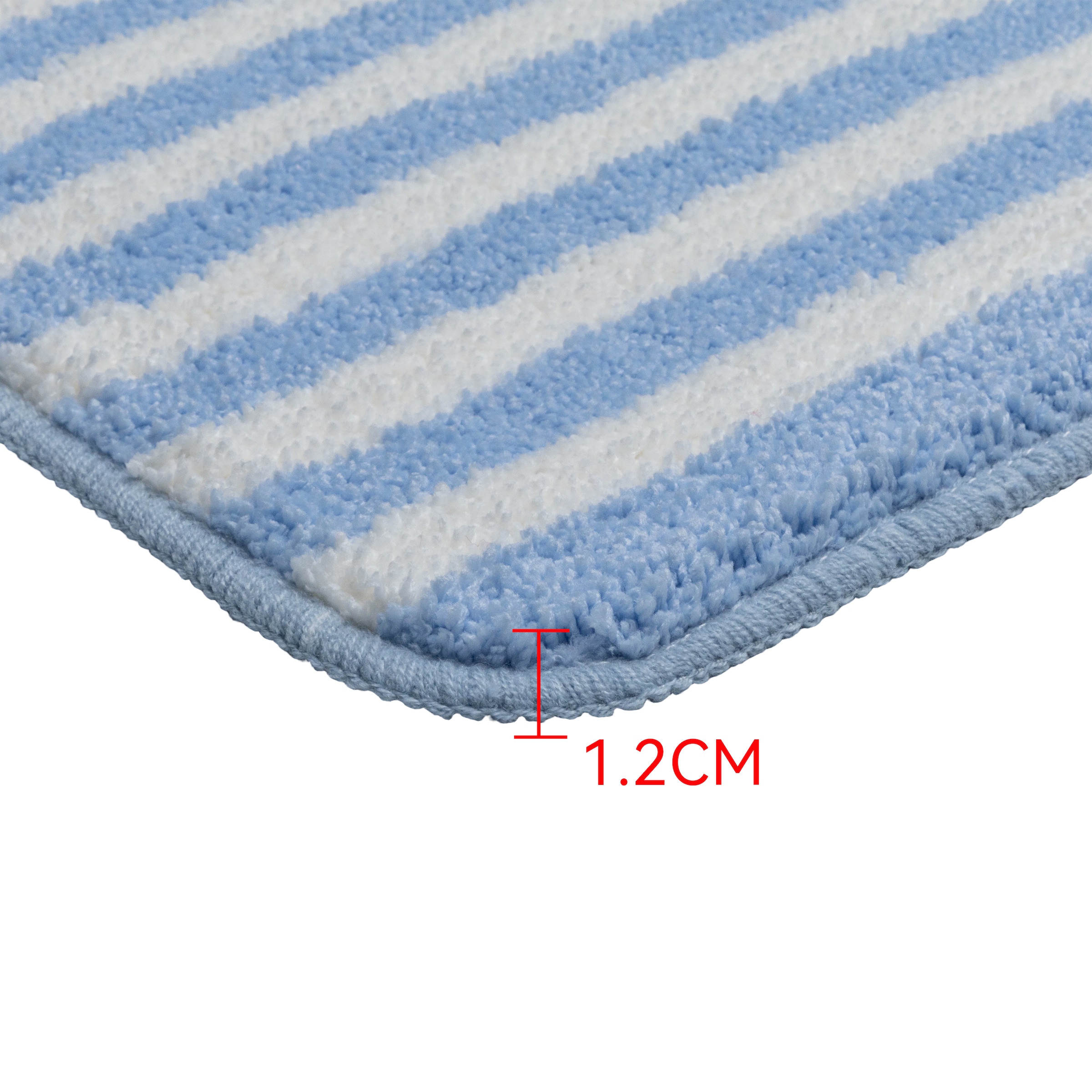 OTTO home Badematte »Streifen, Badvorleger, Badezimmer Teppich« Höhe 12 mm rutschhemmend beschichtet fußbodenheizungsgeeignet | schnell trocknend Scandi, modern, gestreift, Badteppich, Badematten