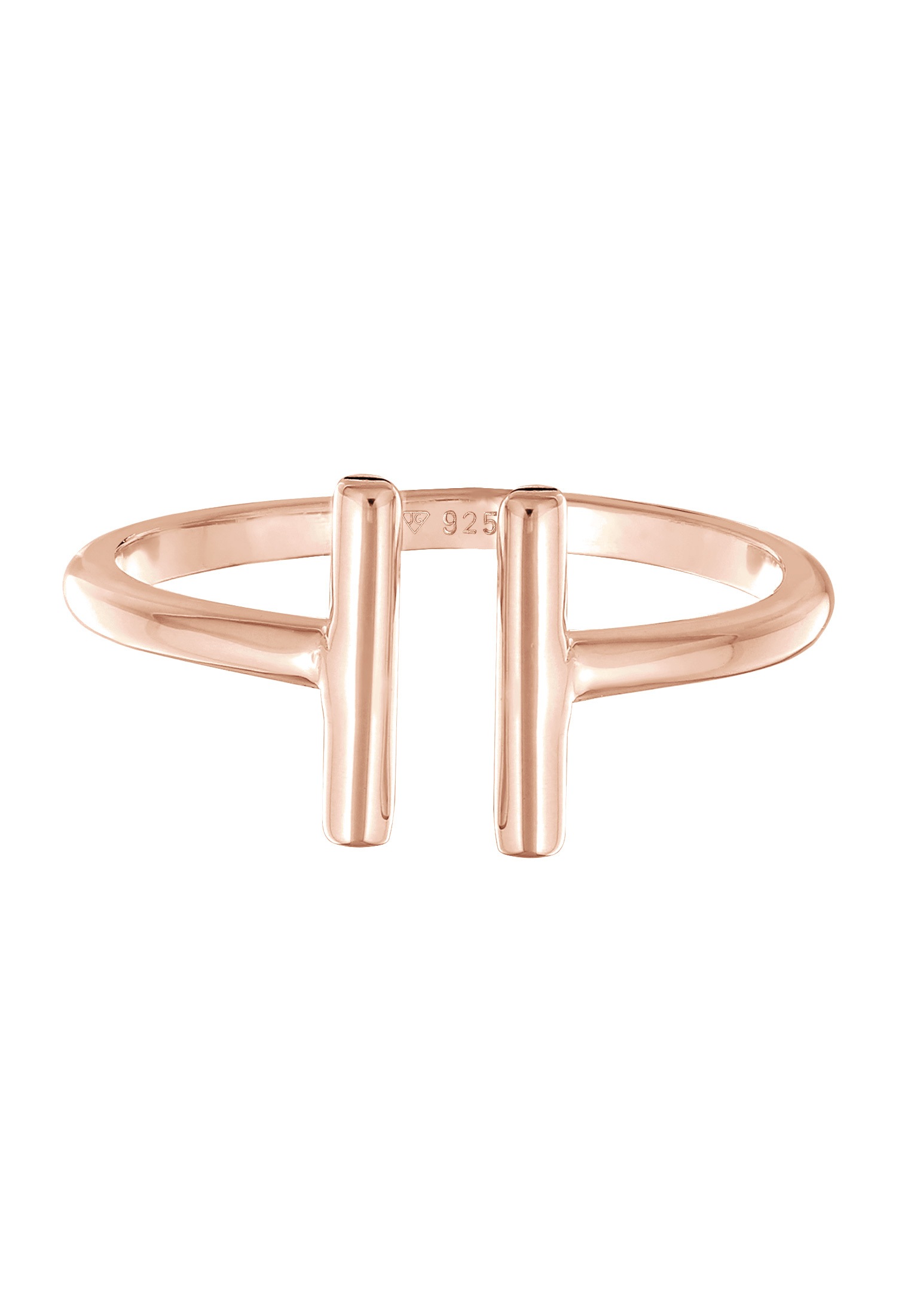 Elli Silberring »Ring Geo Stab Trend Offen 925 Silber«