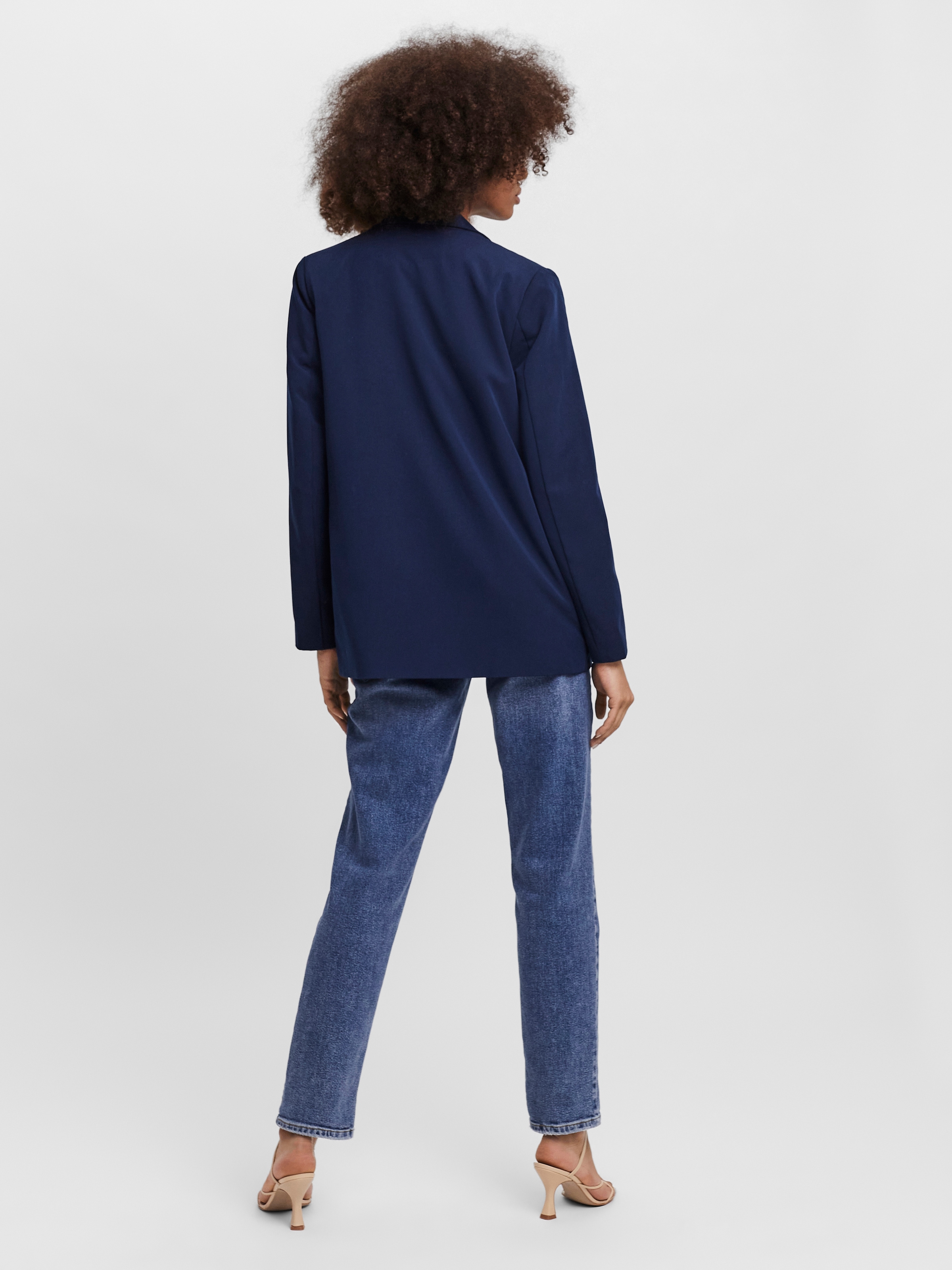 Vero Moda Longblazer »VMZELDA LS LOOSE BLAZER NOOS« lässige Form, 1-Knopf Verschluss
