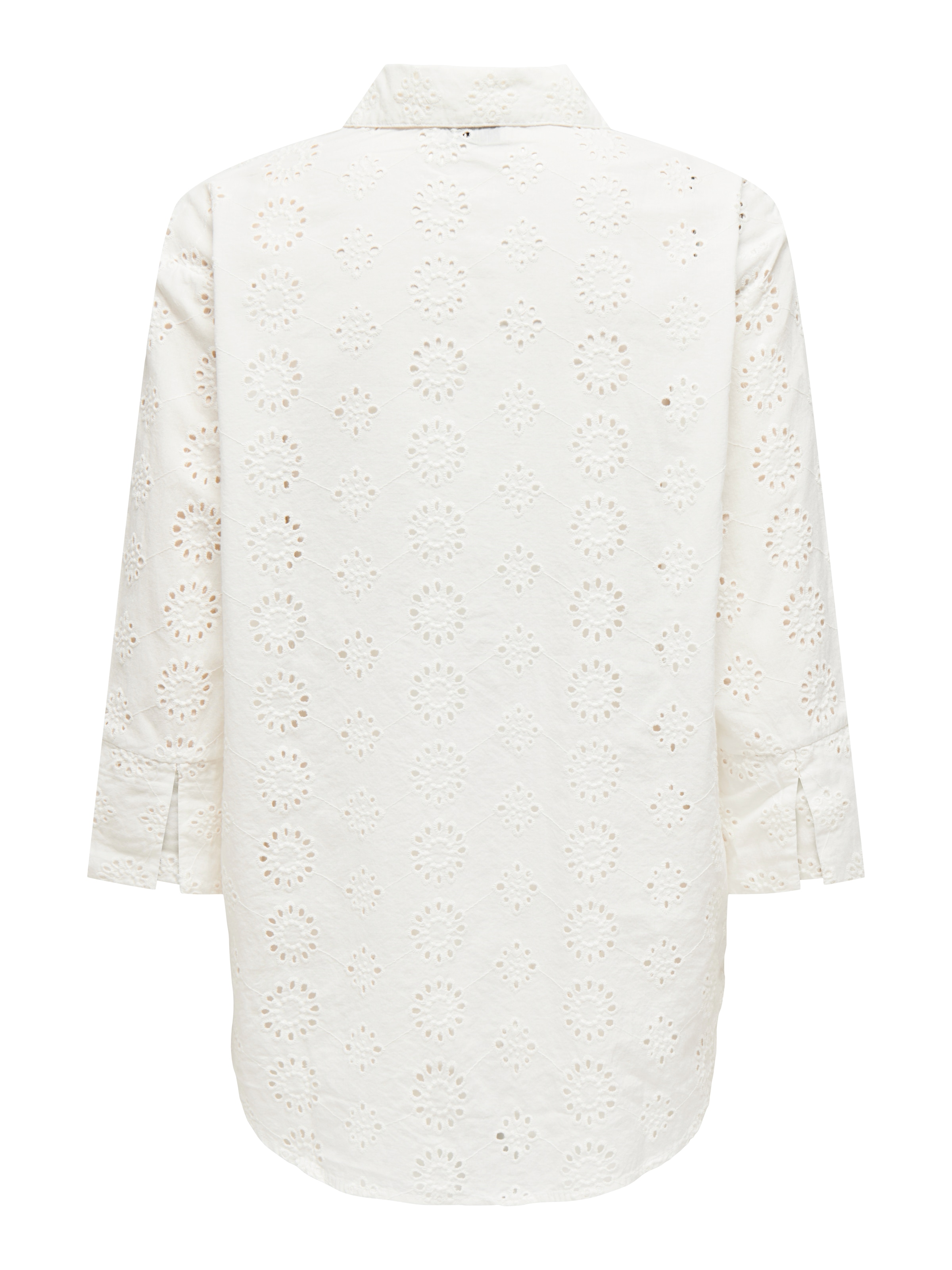 JDY Hemdbluse »JDYTALLIE 3/4 LONG SHIRT WVN NOOS« mit Lochstickerei-Detail