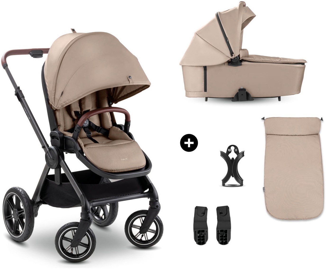 Hauck Kombi-Kinderwagen »Comfort N Care Air«, 22 kg, Belastbarkeit bis 22 kg