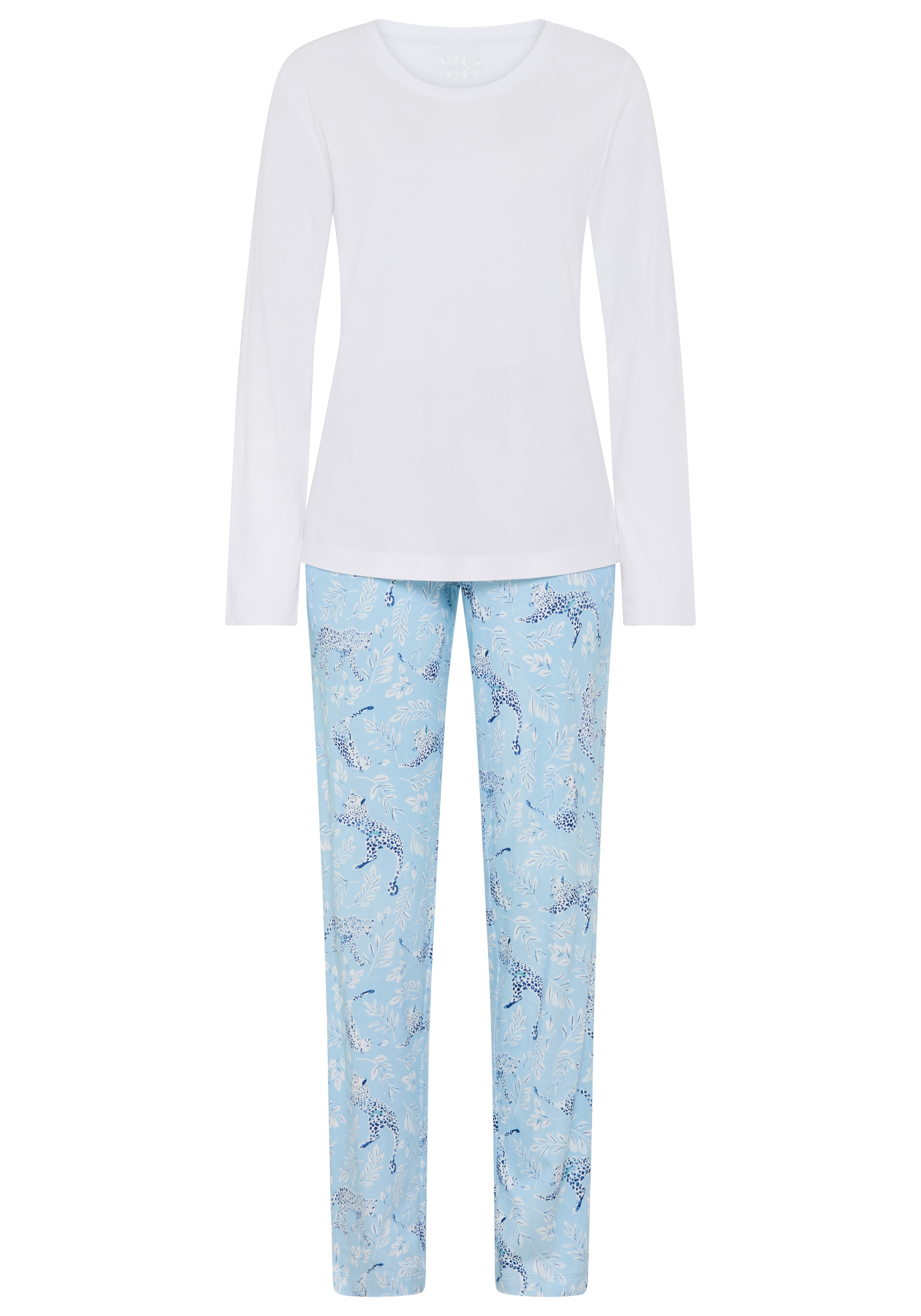 Vivance Dreams Pyjama Set, 2 mit All-Over Print