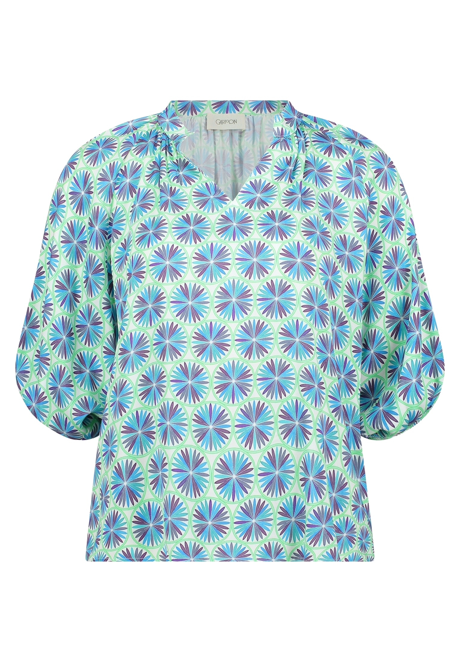 Cartoon Klassische Bluse »Casual-Bluse mit Raffung«
