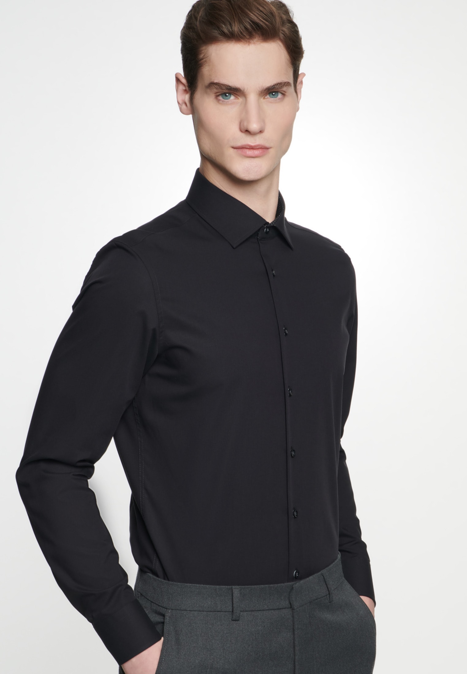 seidensticker Businesshemd »Schwarze Rose«, Uni