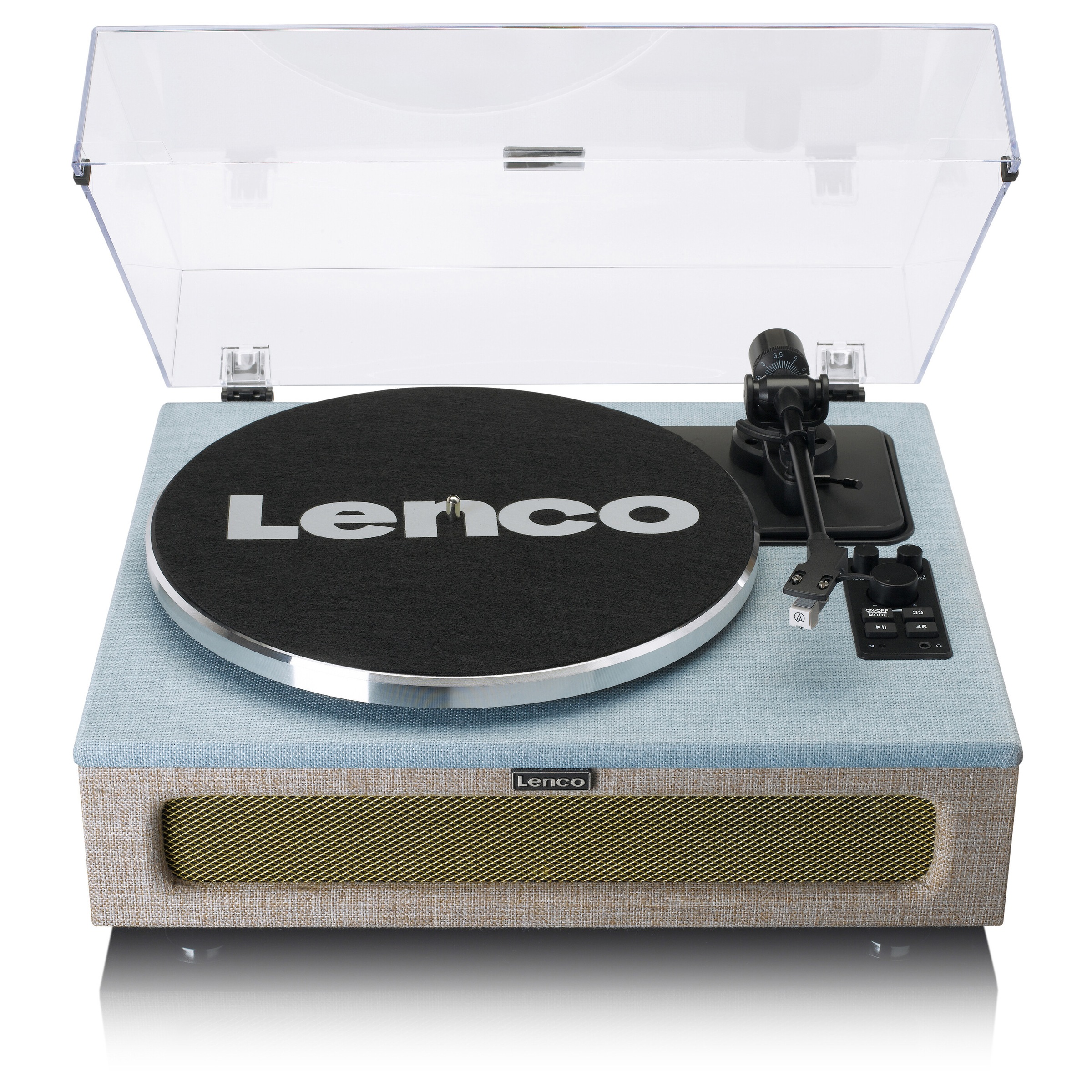 Lenco Plattenspieler »LS-440 blau/beige«, Lautsprecher integriert, Bluetooth