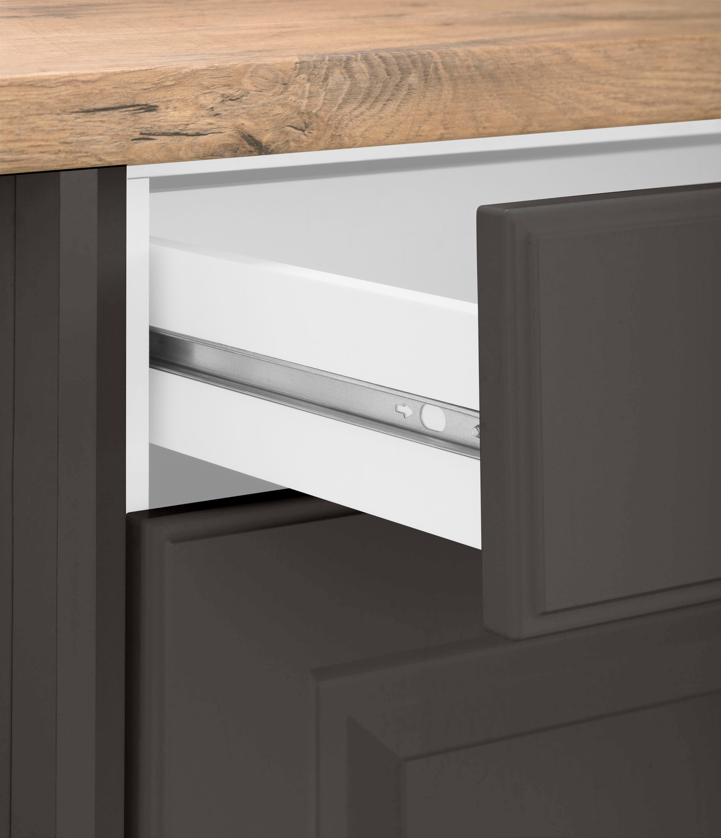 wiho Küchen Unterschrank »Erla«, 150 cm breit mit Kassettenfront