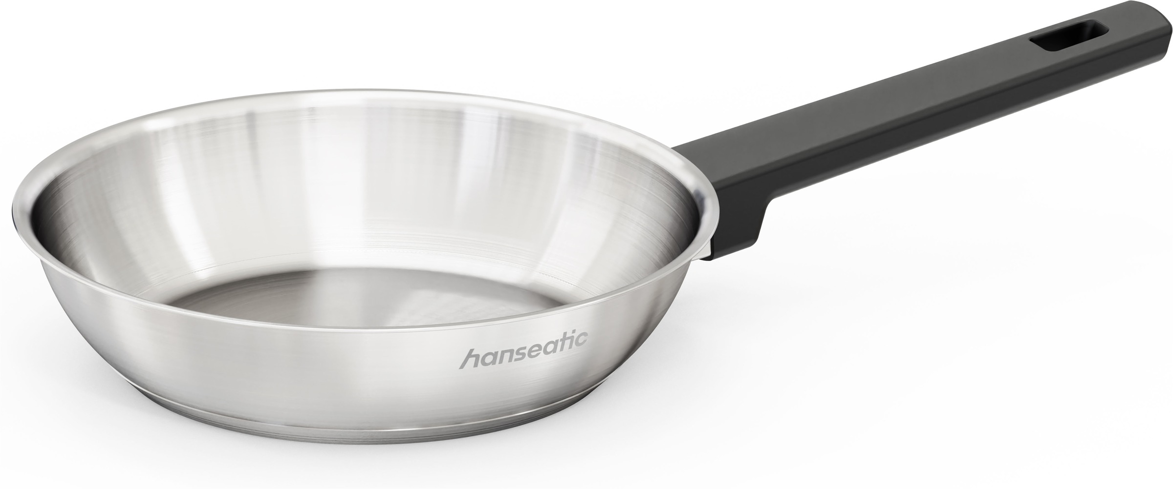 Hanseatic Pfannen-Set »SMART« Edelstahl 18/10 Set, 1x Pfanne Ø 24 cm und 28 cm, 2 tlg. ohne Beschichtung, energiesparend, für alle Herdarten, inkl. Induktion