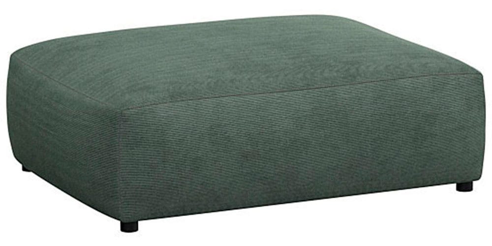 FLEXLUX Pouf »Lucera« modern & anschmiegsam, Kaltschaum, Stahl-Wellenunterfederung