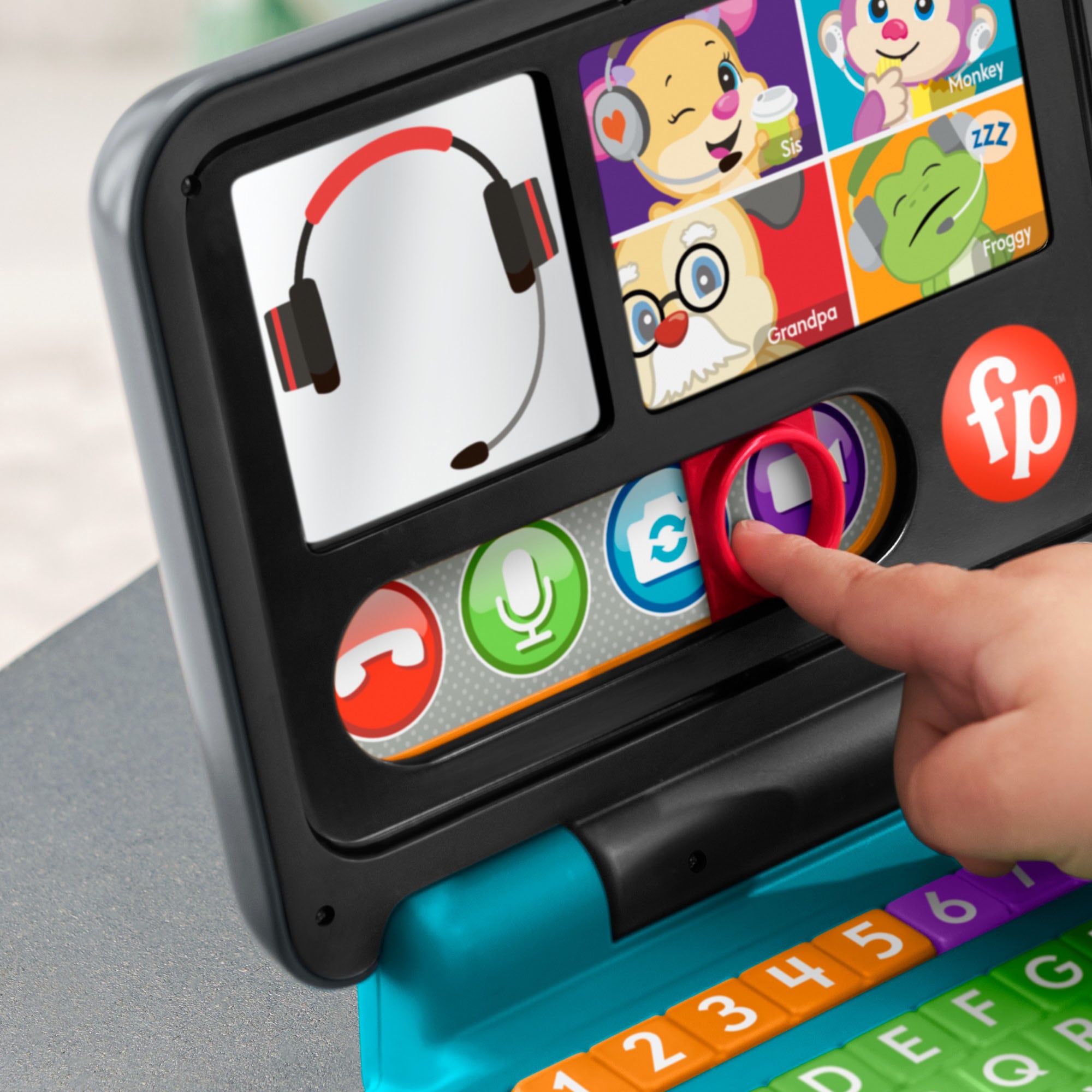 Fisher-Price® Kindercomputer »Lernspaß Laptop«, mit Licht und Musik