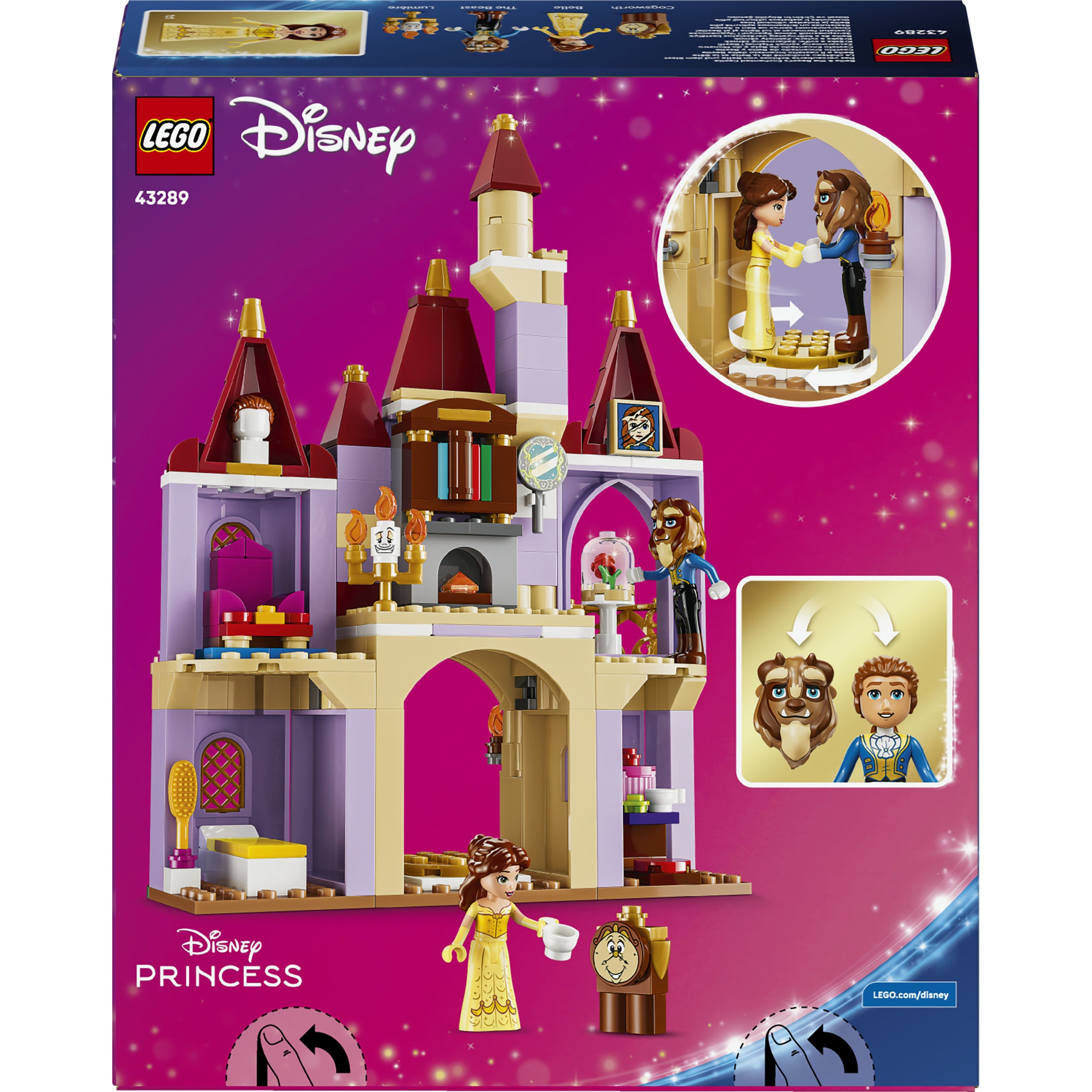 LEGO® Konstruktionsspielsteine »Das verzauberte Schloss von Belle und dem Biest (43289)« LEGO Disney Princess; Made in Europe