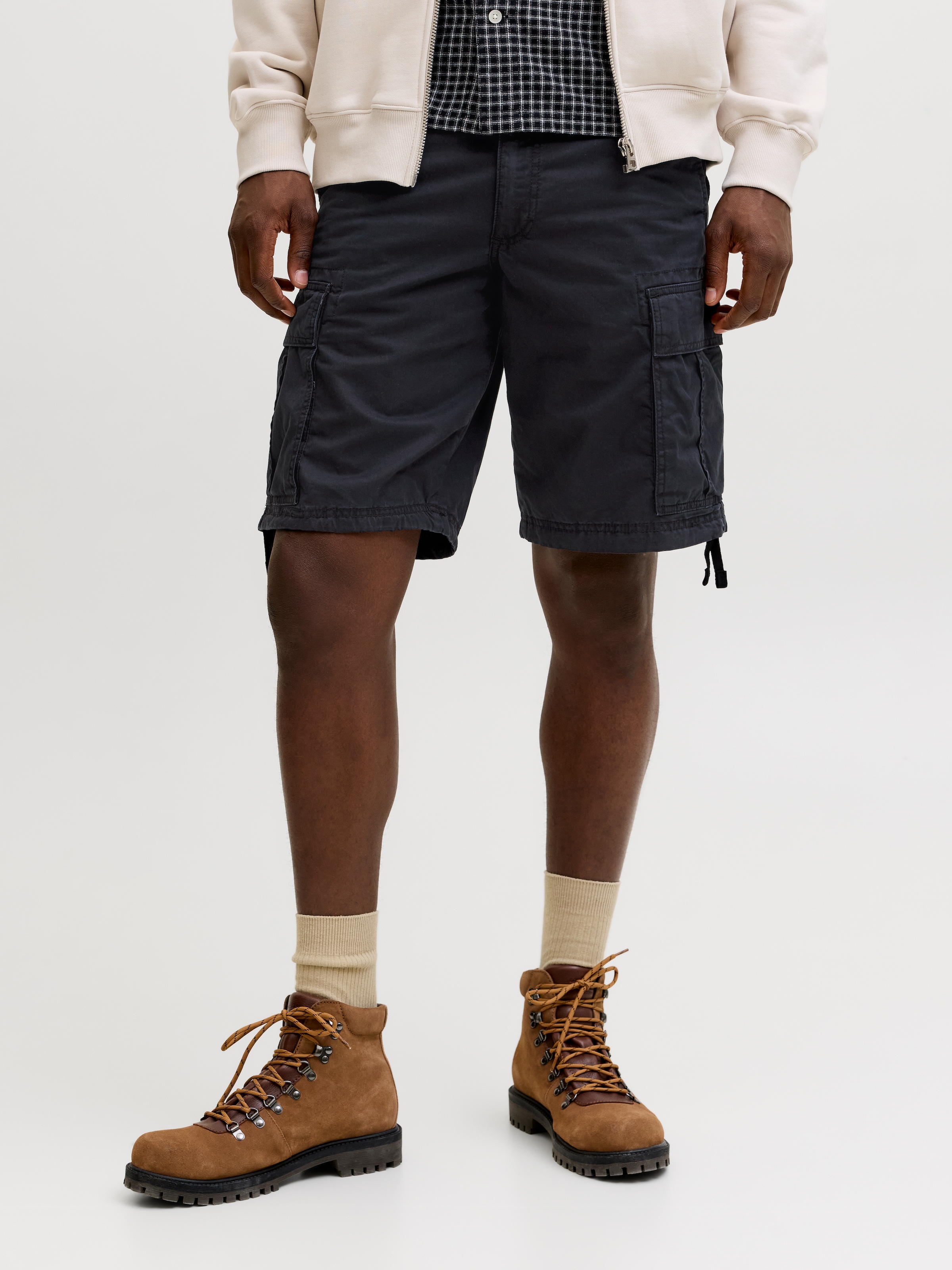 Jack & Jones Cargohose »JPSTCOLE FRANK CARGO SHORT MID SN«  mit Seitentaschen