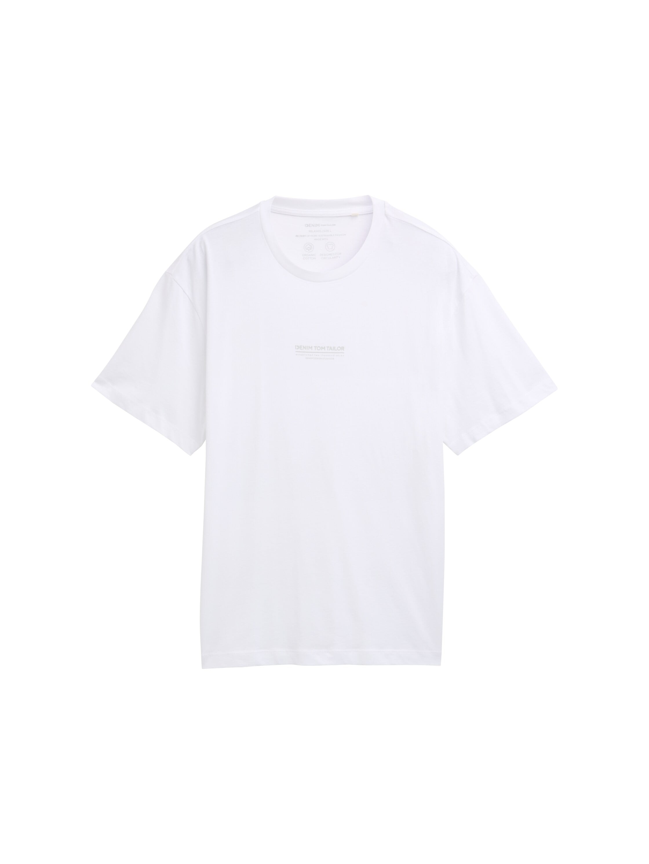 TOM TAILOR Denim T-Shirt, mit Marken-Frontprint