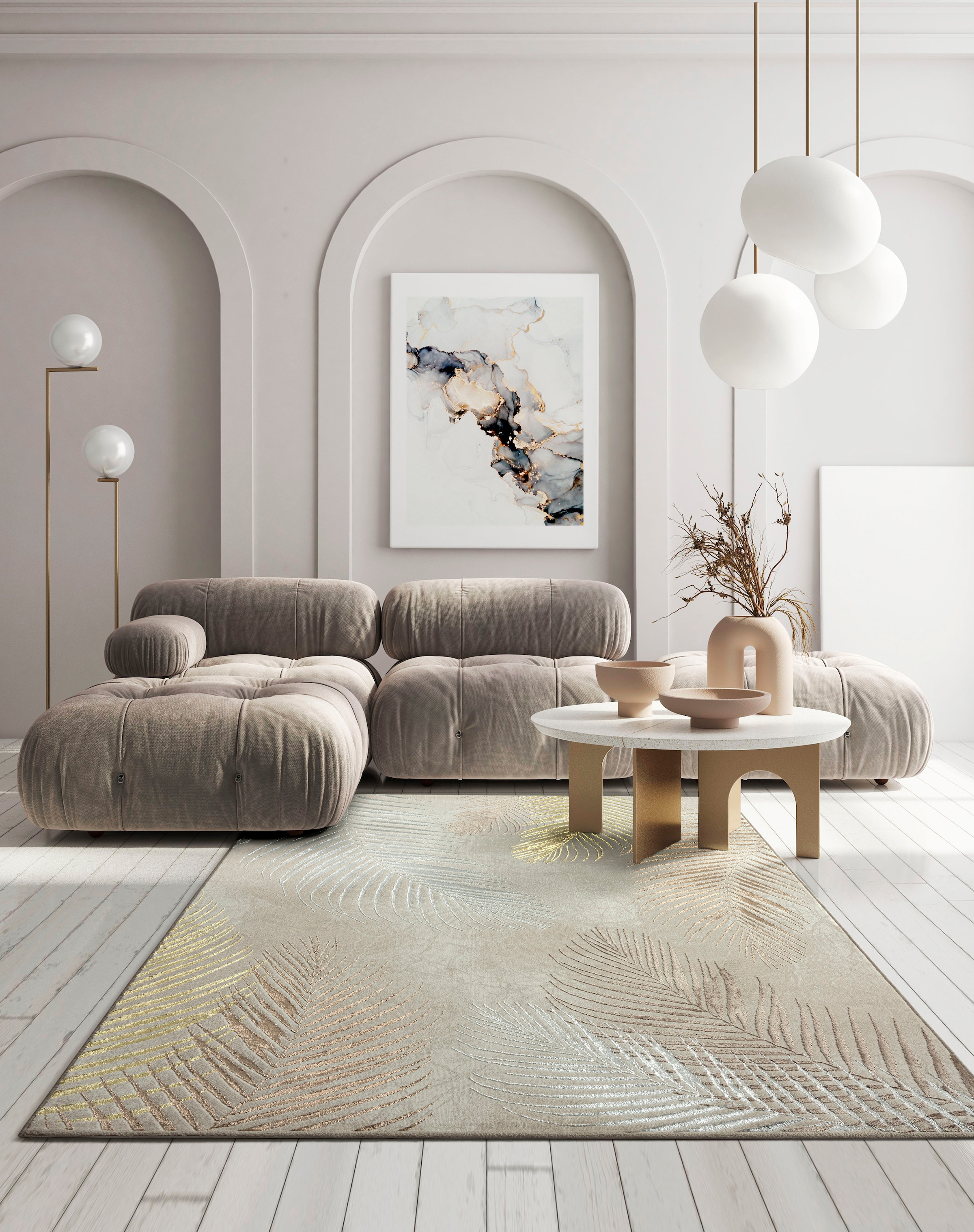 Teppich »Creation 50051«, rechteckig, elegant, glänzend, Kurzflor, Indoor,...