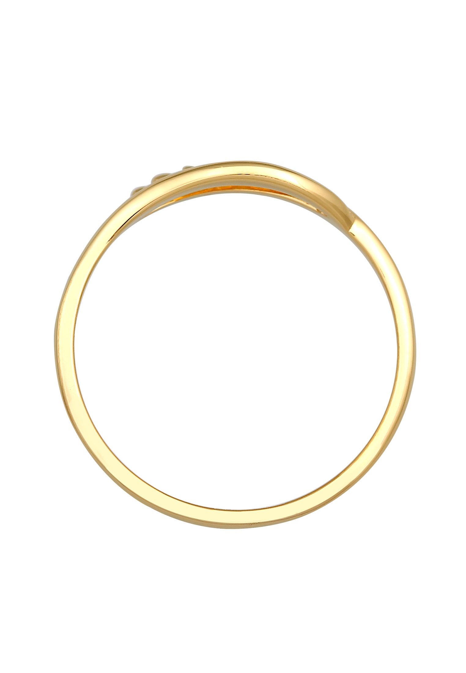 Elli DIAMONDS Diamantring »Ring Diamant Elegant Stylish 0.045 ct. 585 Gelbgold«