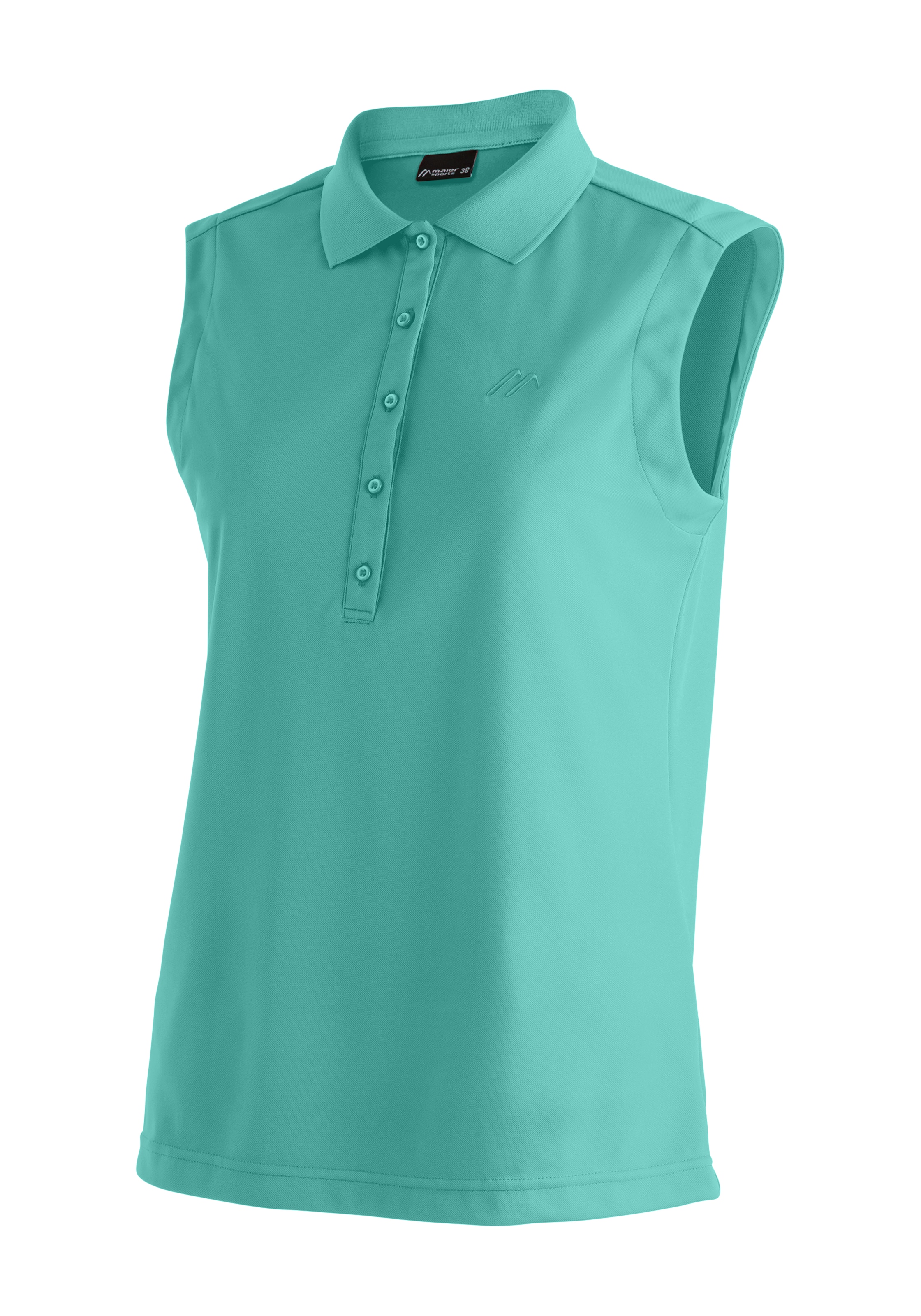 Maier Sports Poloshirt »Ulrike sleeveless«, Damen Funktionsshirt, ärmelloses Freizeitshirt, Regular Fit