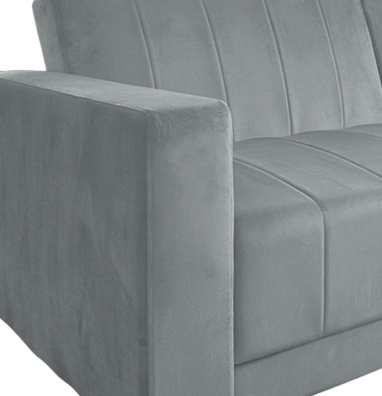 Dorel Home 3-Sitzer »Allie II Schlafsofa 225 cm« Bett-Funktion (108/190cm), Rückenlehne 2-teilig, mit Steppung
