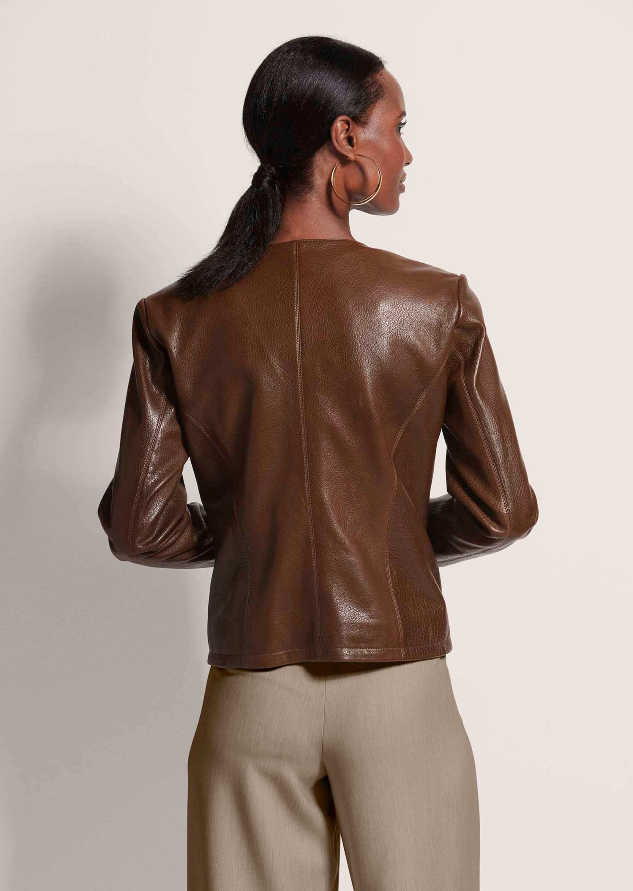 MADELEINE Lederjacke »Lederjacke Lederjacke im Biker-Style«