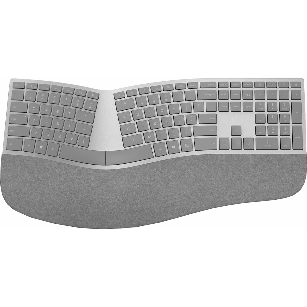 Microsoft ergonomische Tastatur »Surface«, (Handgelenkauflage-ergonomische Form)