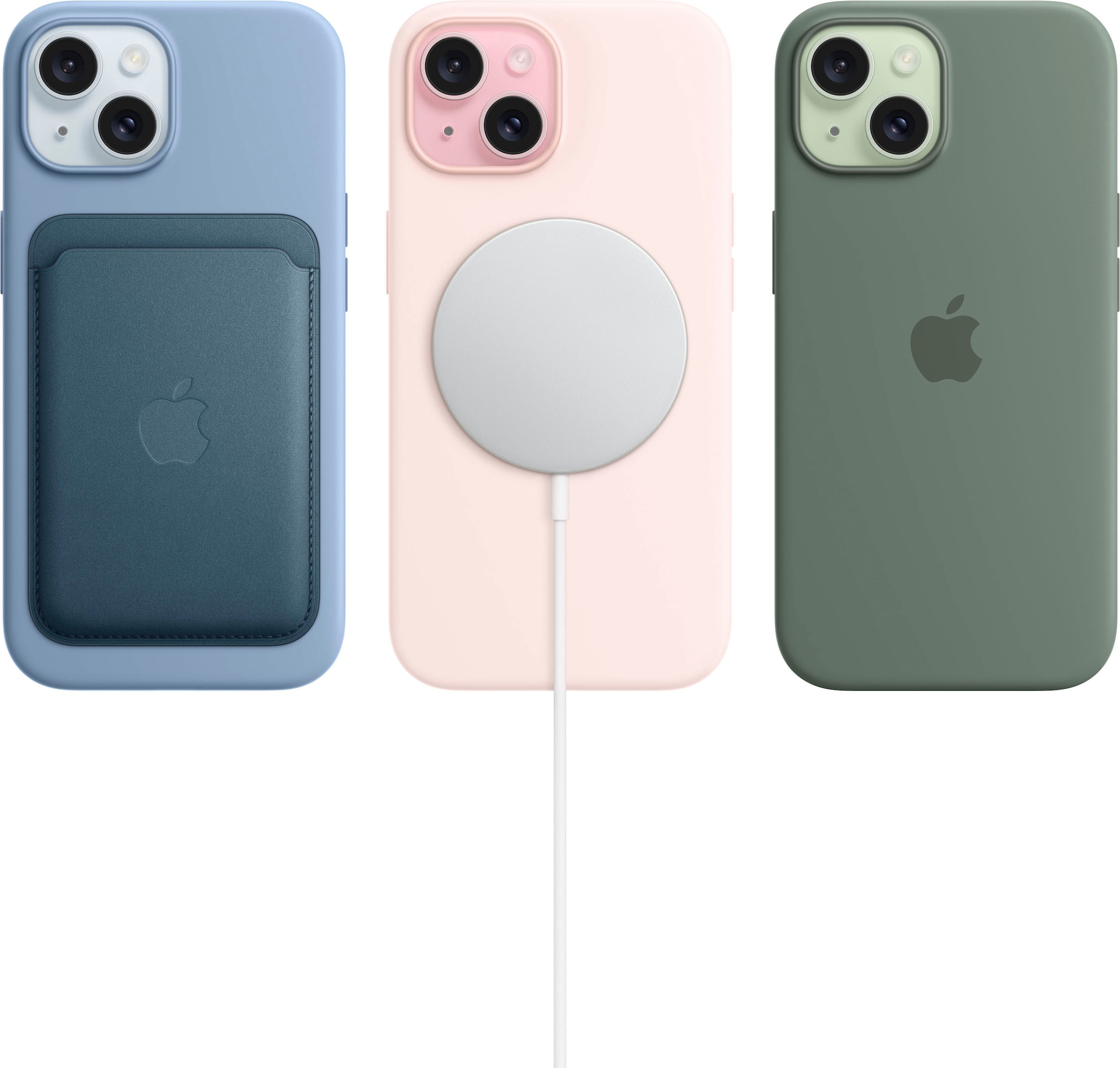 Apple Smartphone »iPhone 15 128GB«, blau, 15,5 cm/6,1 Zoll, 128 GB Speicherplatz, 48 MP Kamera