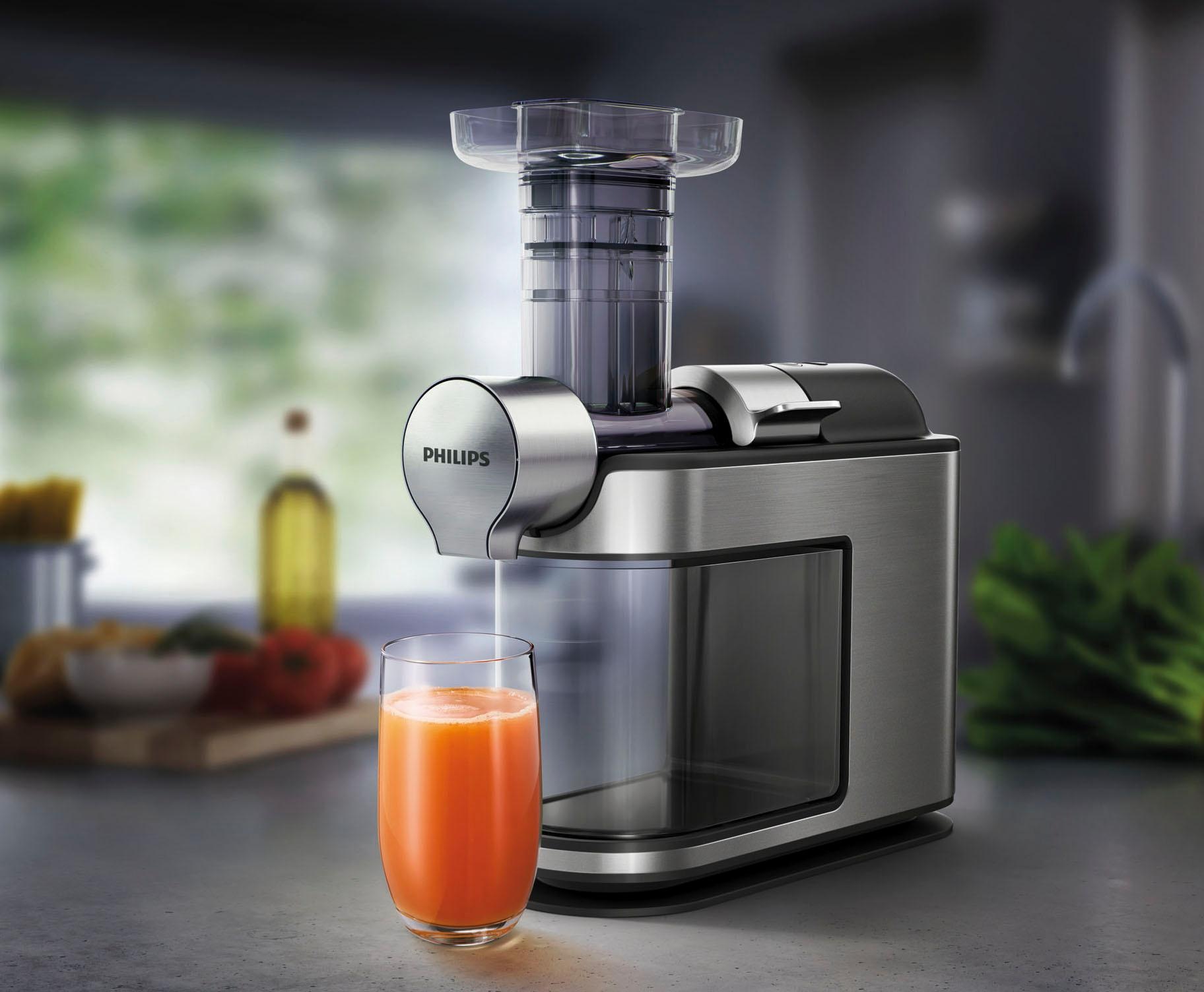 Philips Slow Juicer »HR1949/20«, 200 W, Avance Collection, mit Tropfstop, QuickClean und 1 l Saftbehälter