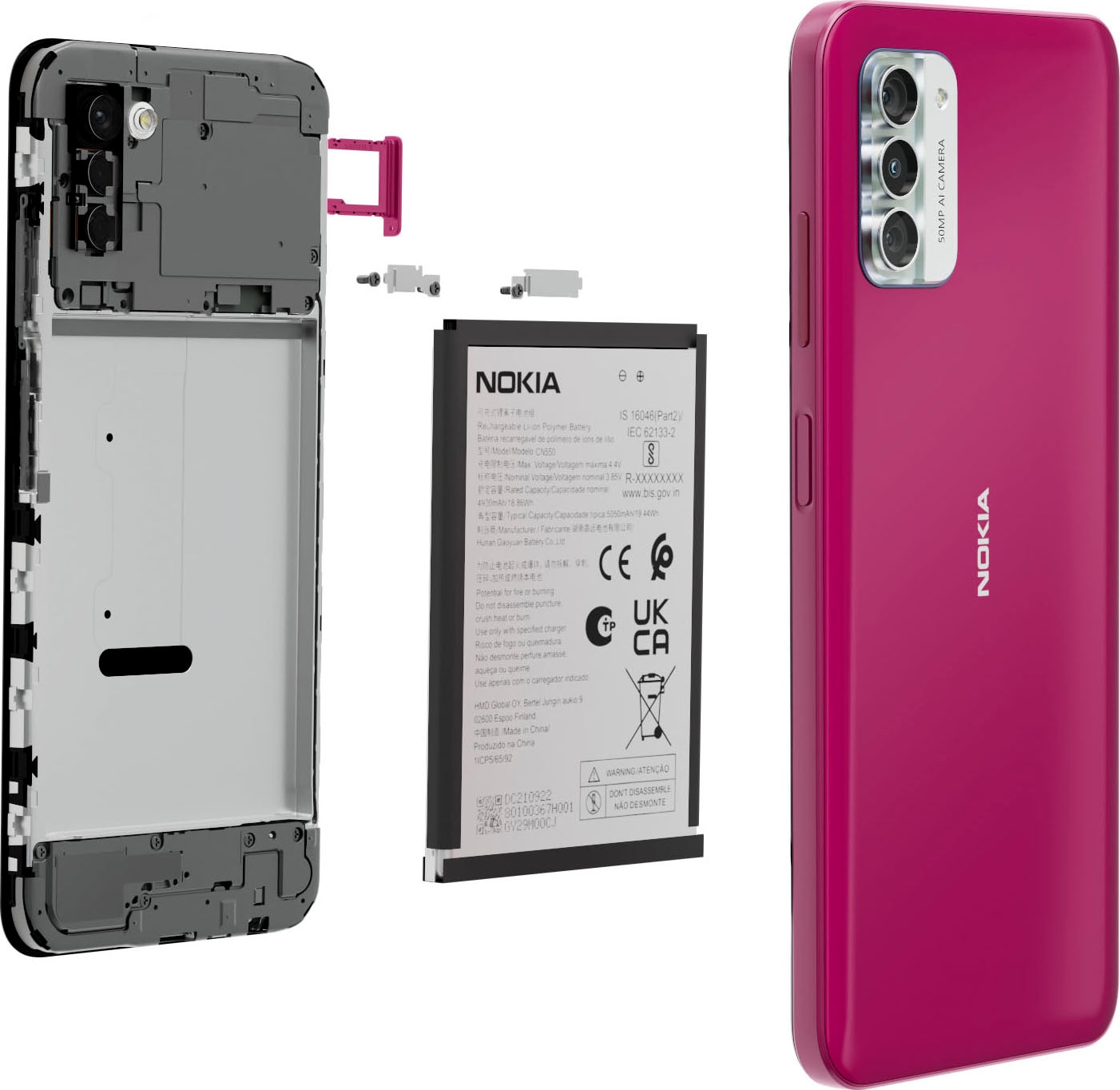 Nokia Smartphone »G42«, pink