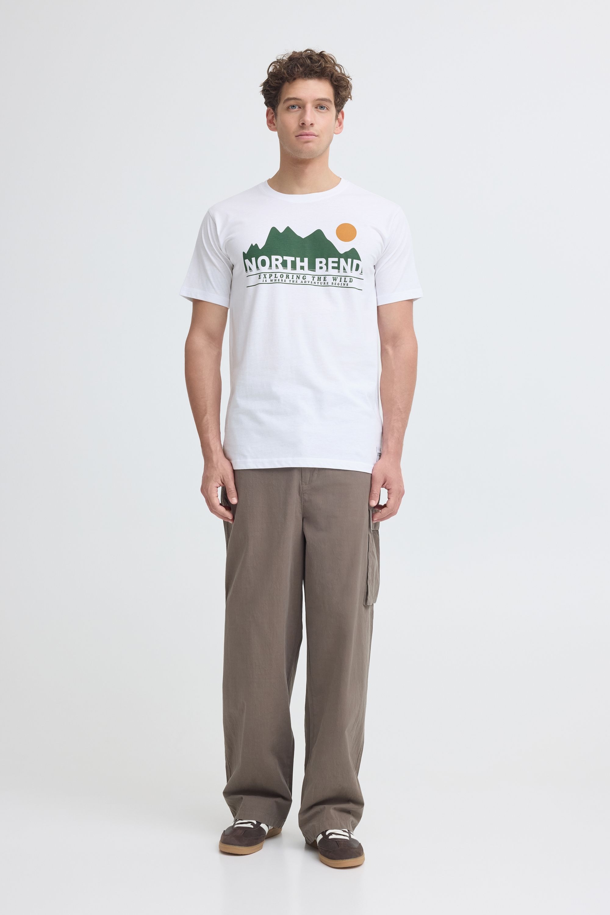 North Bend Rundhalsshirt »Rundhalsshirt NBCash«